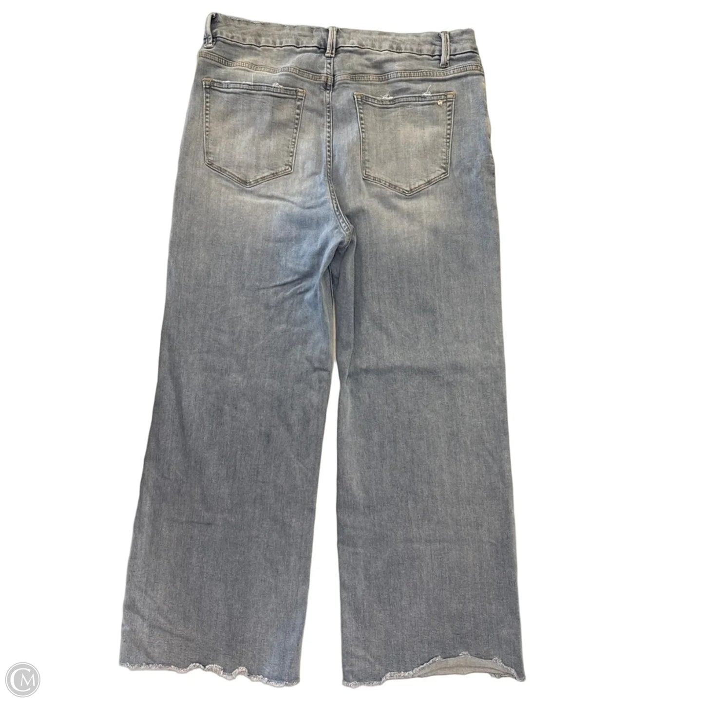 Jeans Boot Cut By Micas In Blue, Size: 14
