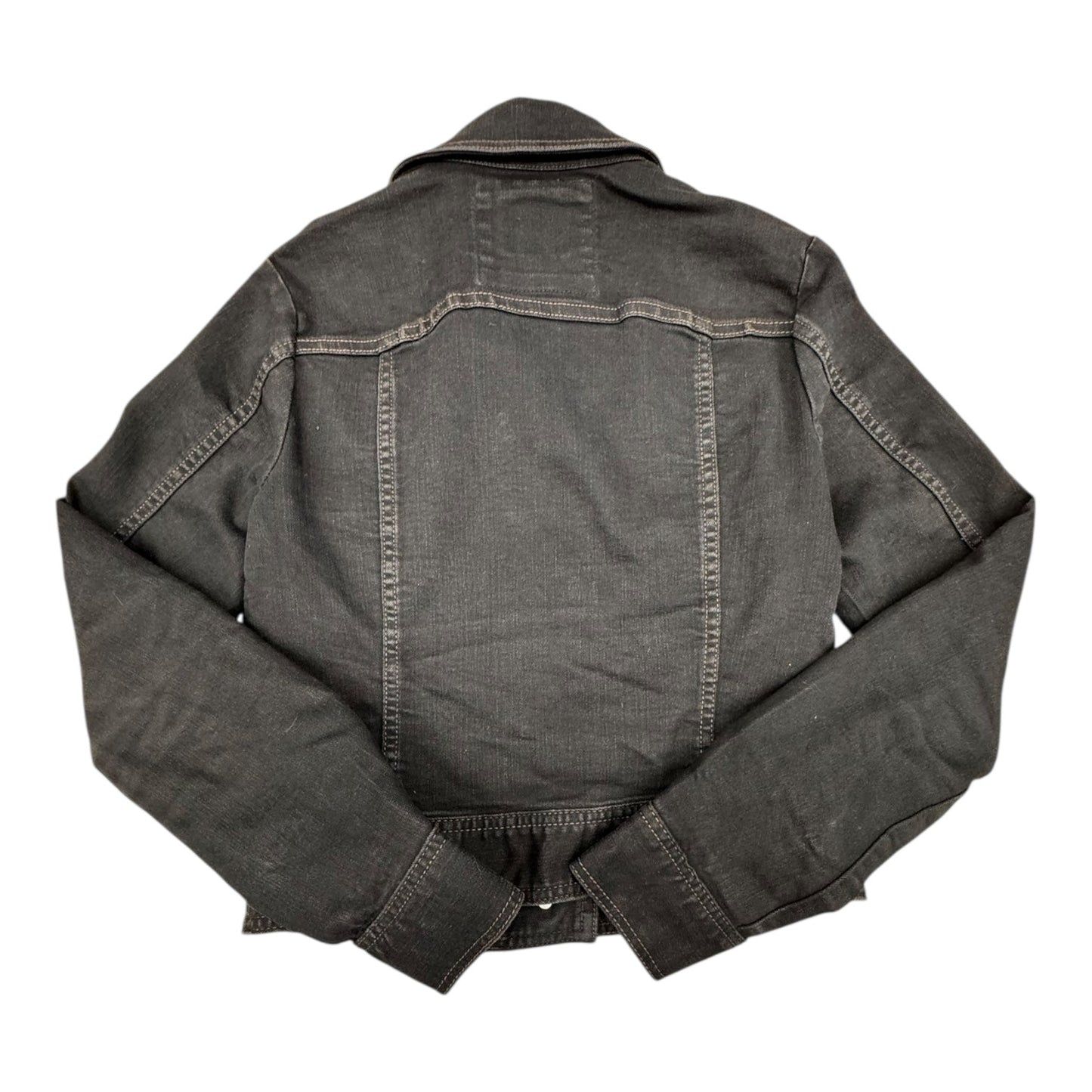 Jacket Denim By Limited In Black, Size:Xs