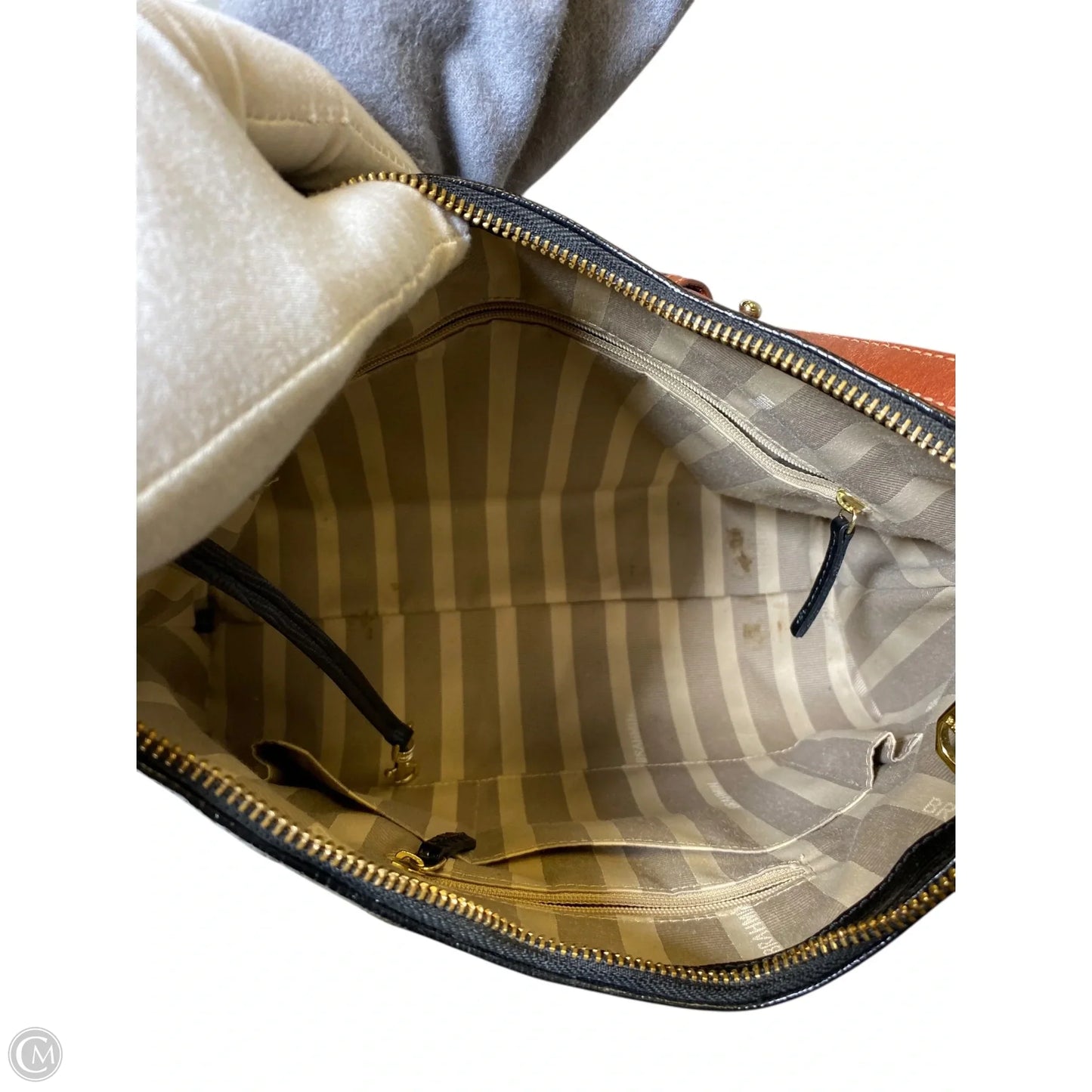 Handbag Designer By Brahmin, Size: Medium