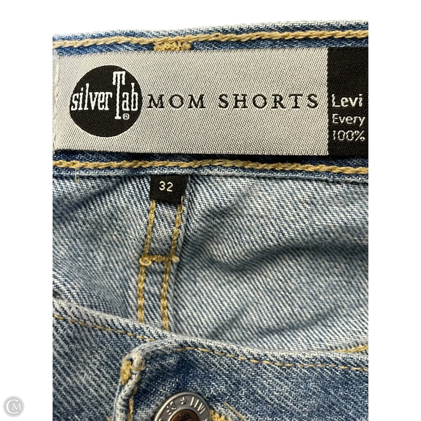Shorts By Levis In Blue Denim, Size: 14