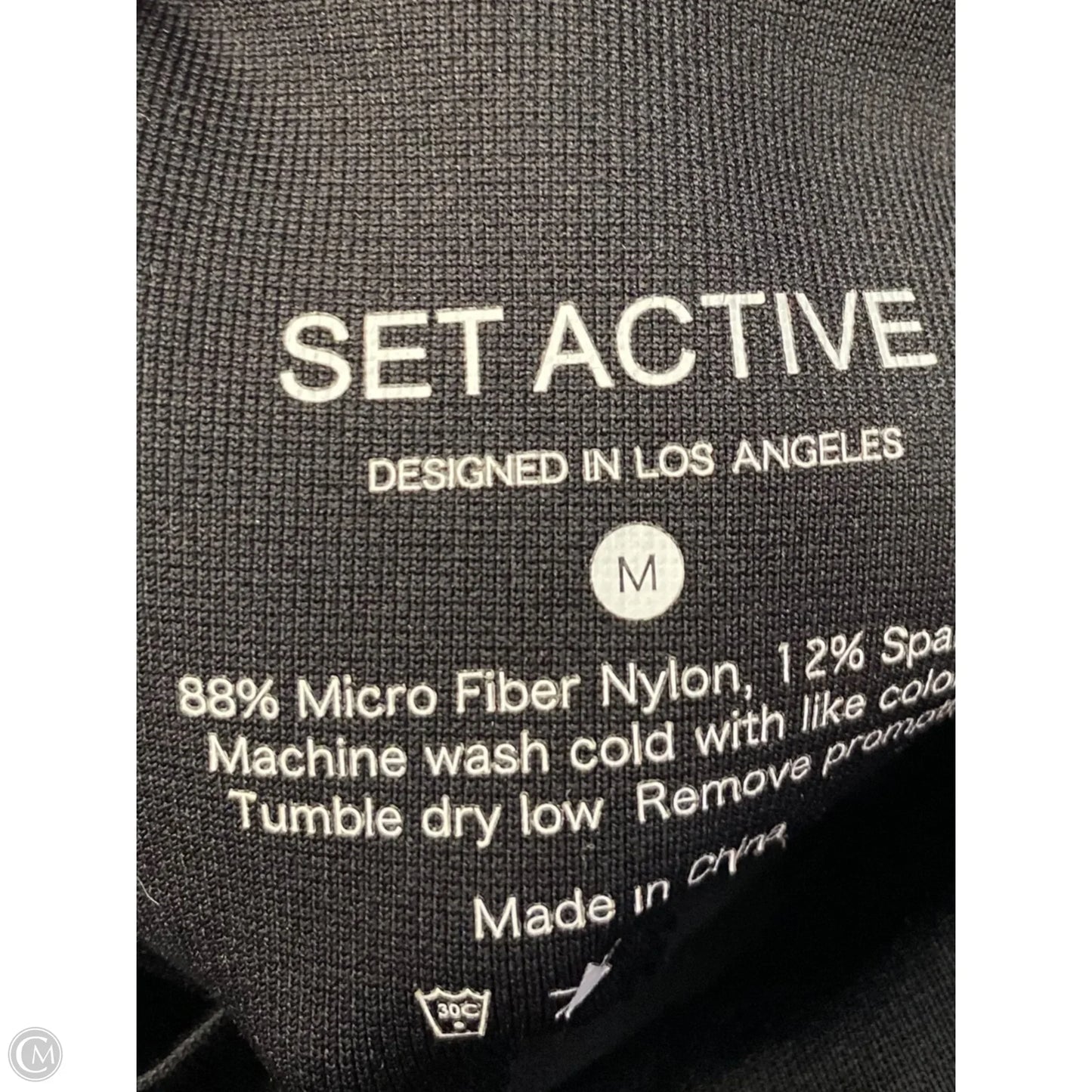 Athletic Leggings By Clothes Mentor In Black, Size: M