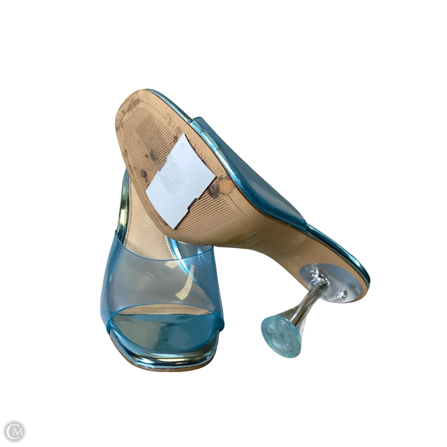 Sandals Heels Stiletto By Gianni Bini In Blue, Size: 8.5