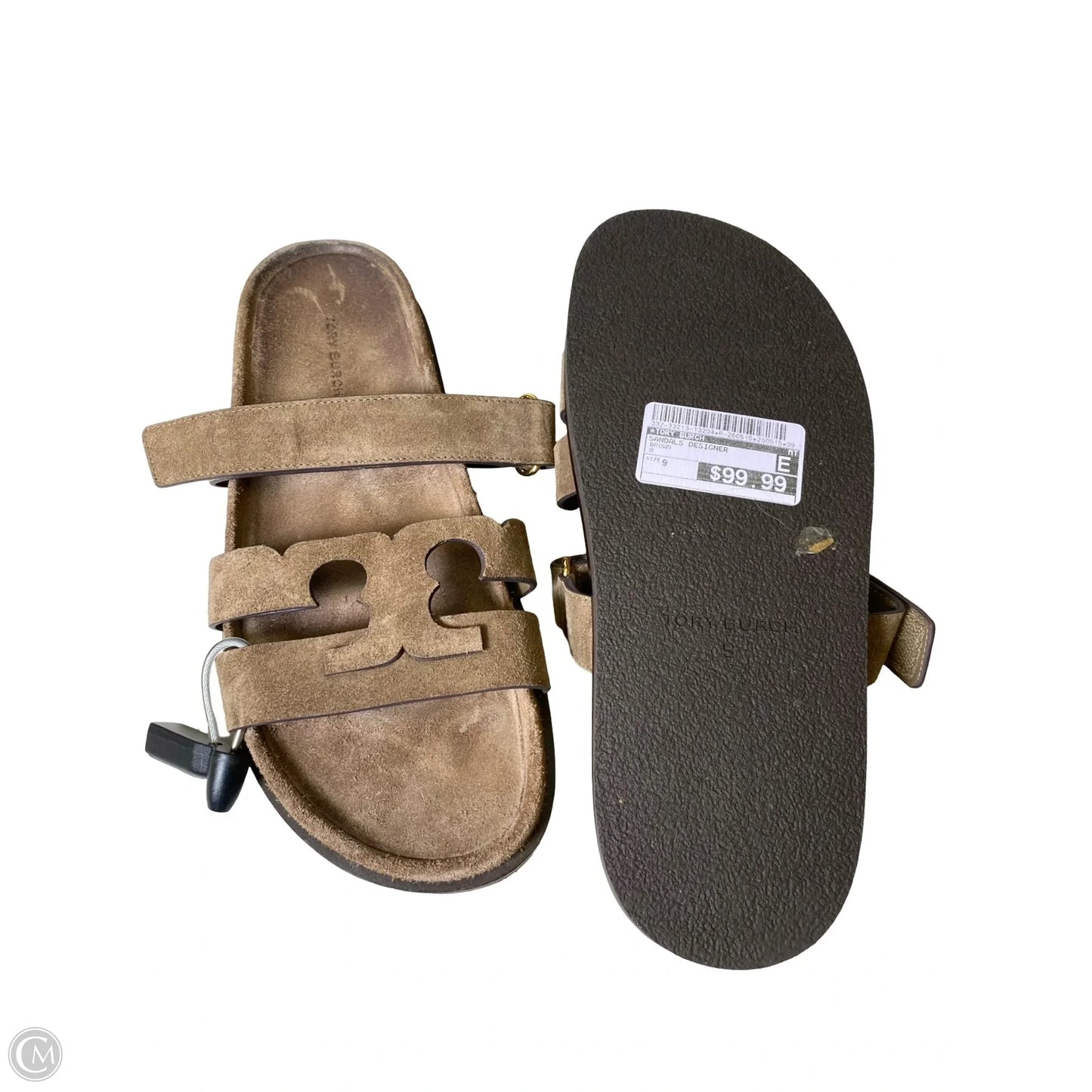 Sandals Designer By Tory Burch In Brown, Size: 9