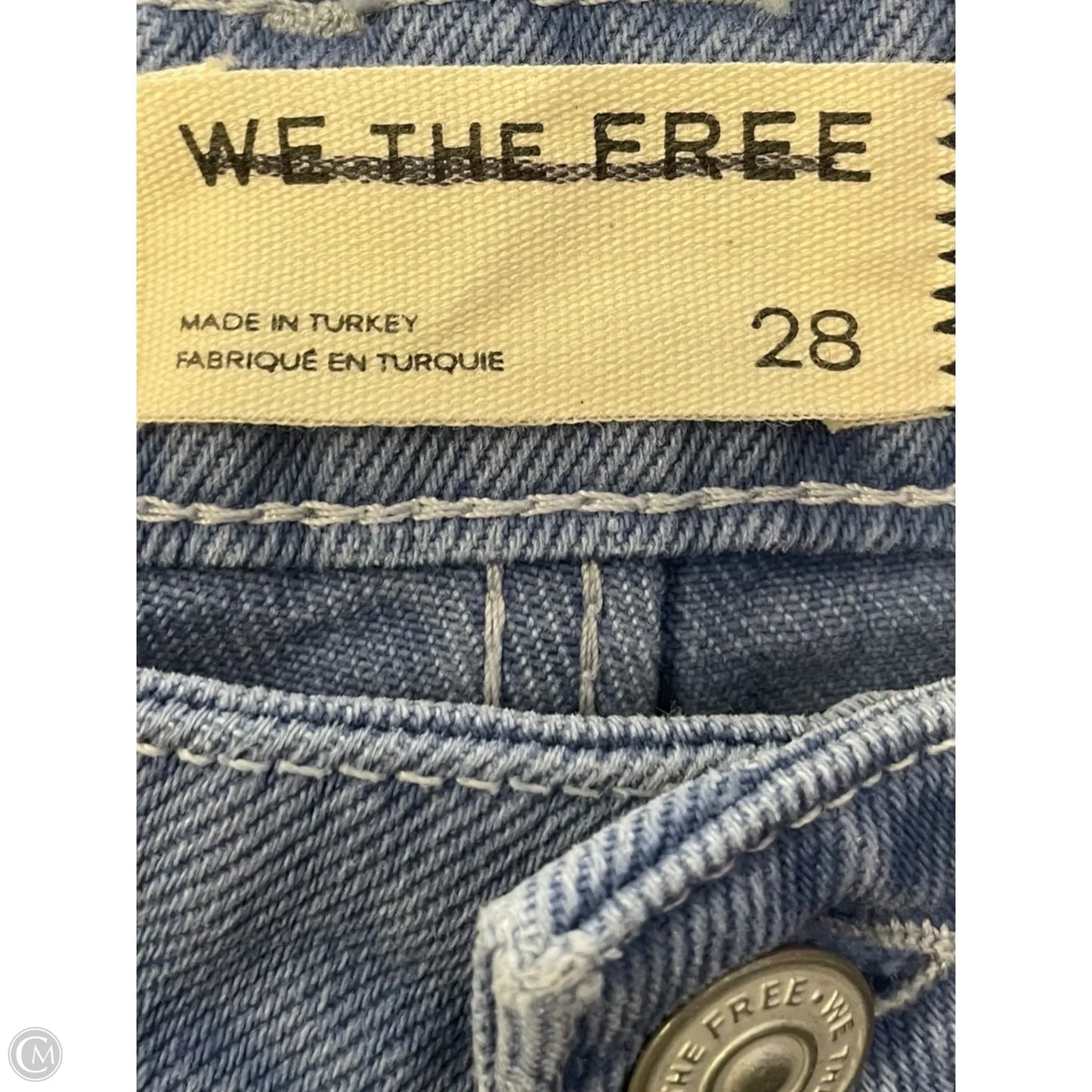 Jeans Straight By Free People In Blue, Size: 6