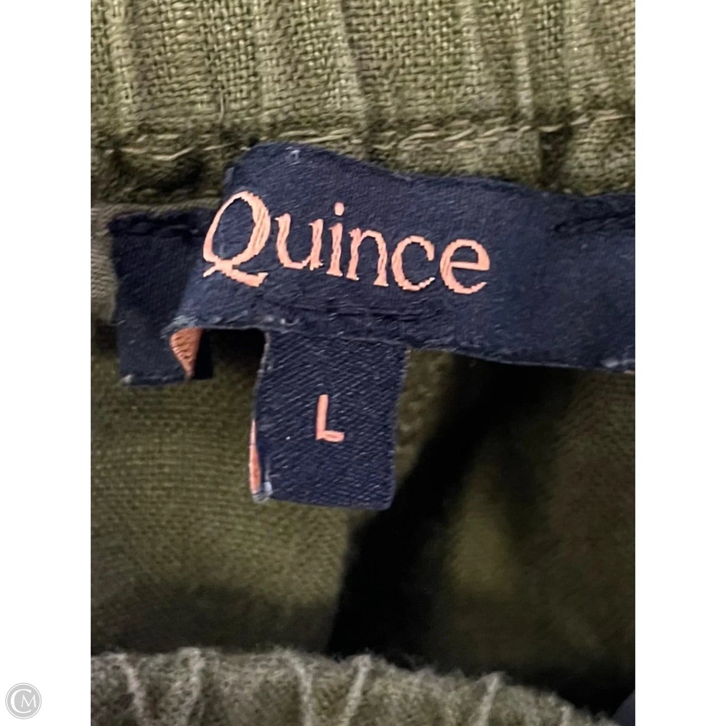 Pants Linen By Quince In Green, Size: L