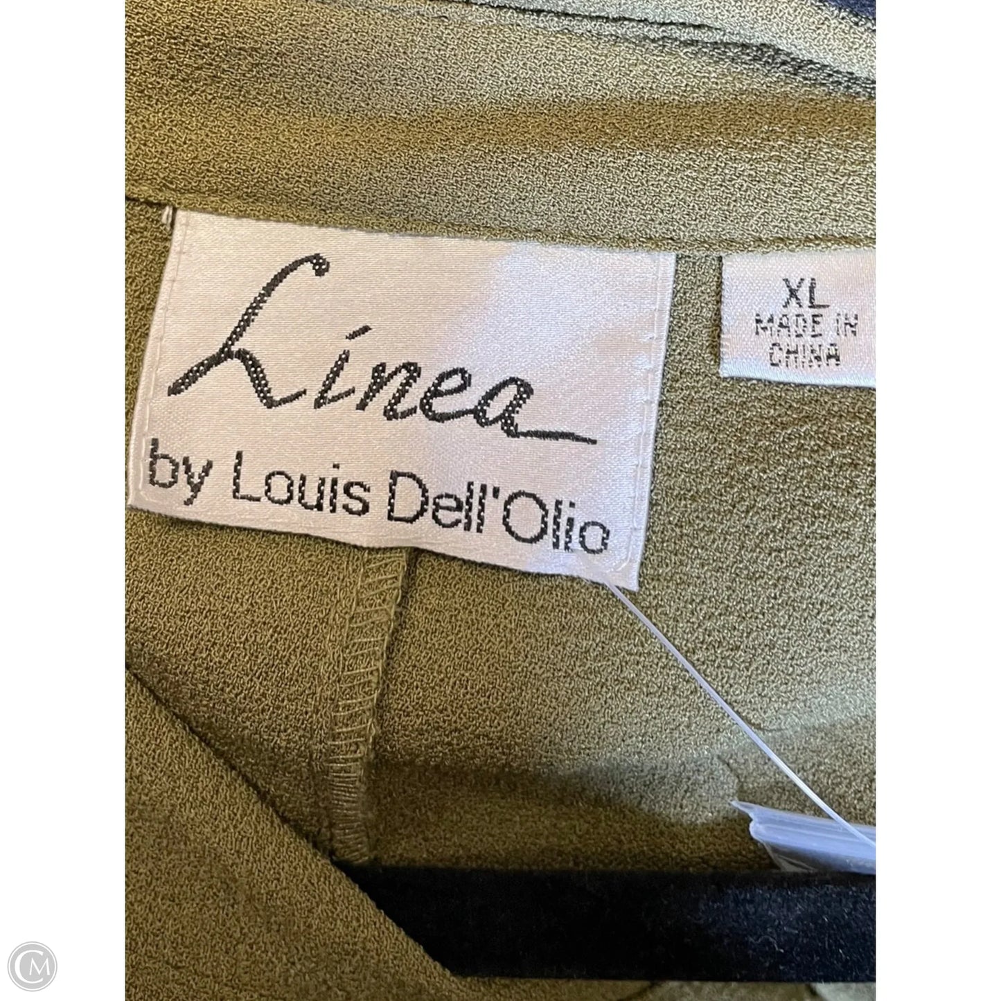 Kimono By Linea By Louis Dellolio In Green, Size: Xl