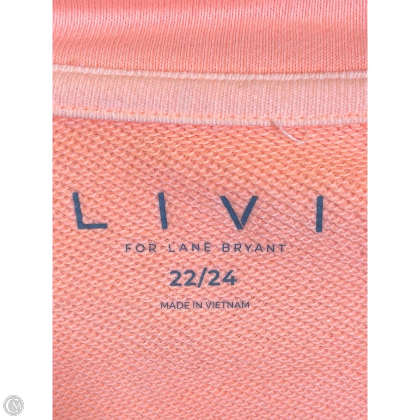 Sweater Cardigan By Lane Bryant In Orange, Size: 22