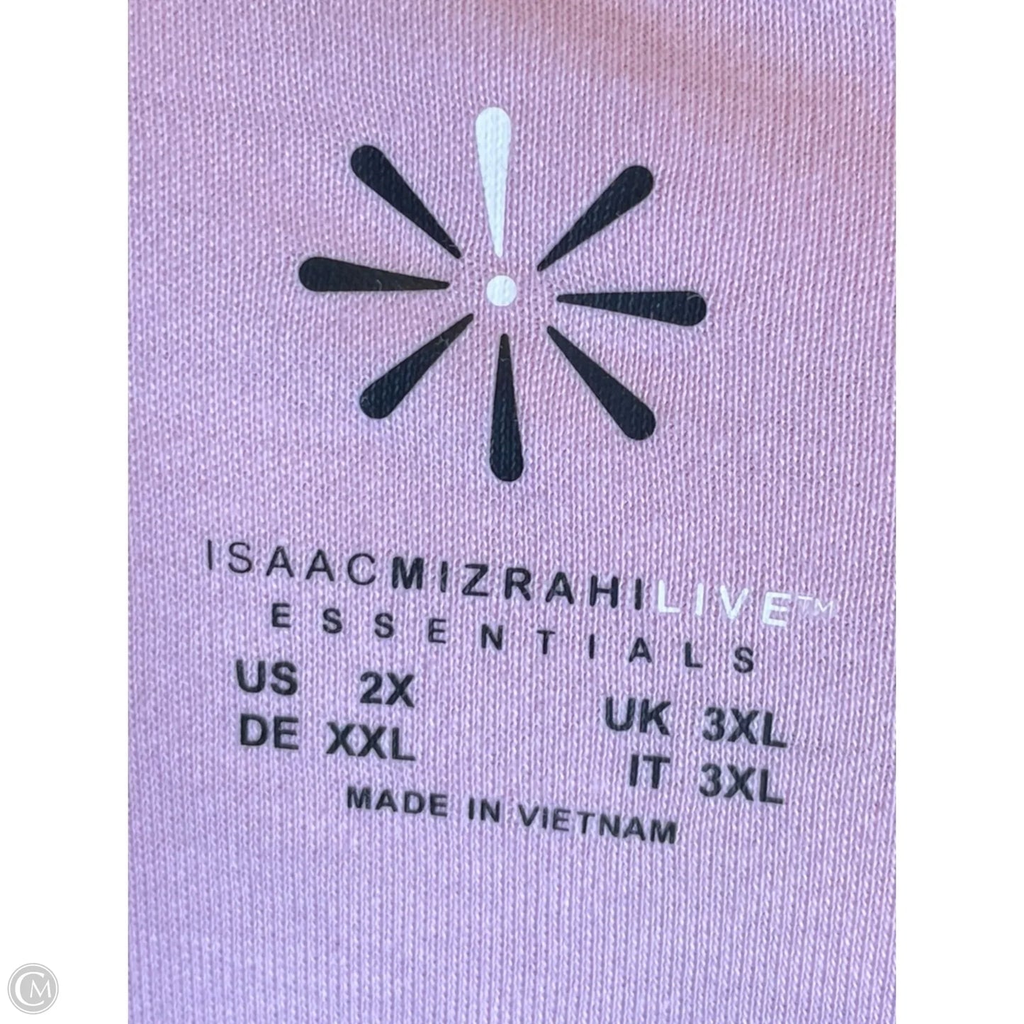 Cardigan By Isaac Mizrahi In Pink, Size: 2x