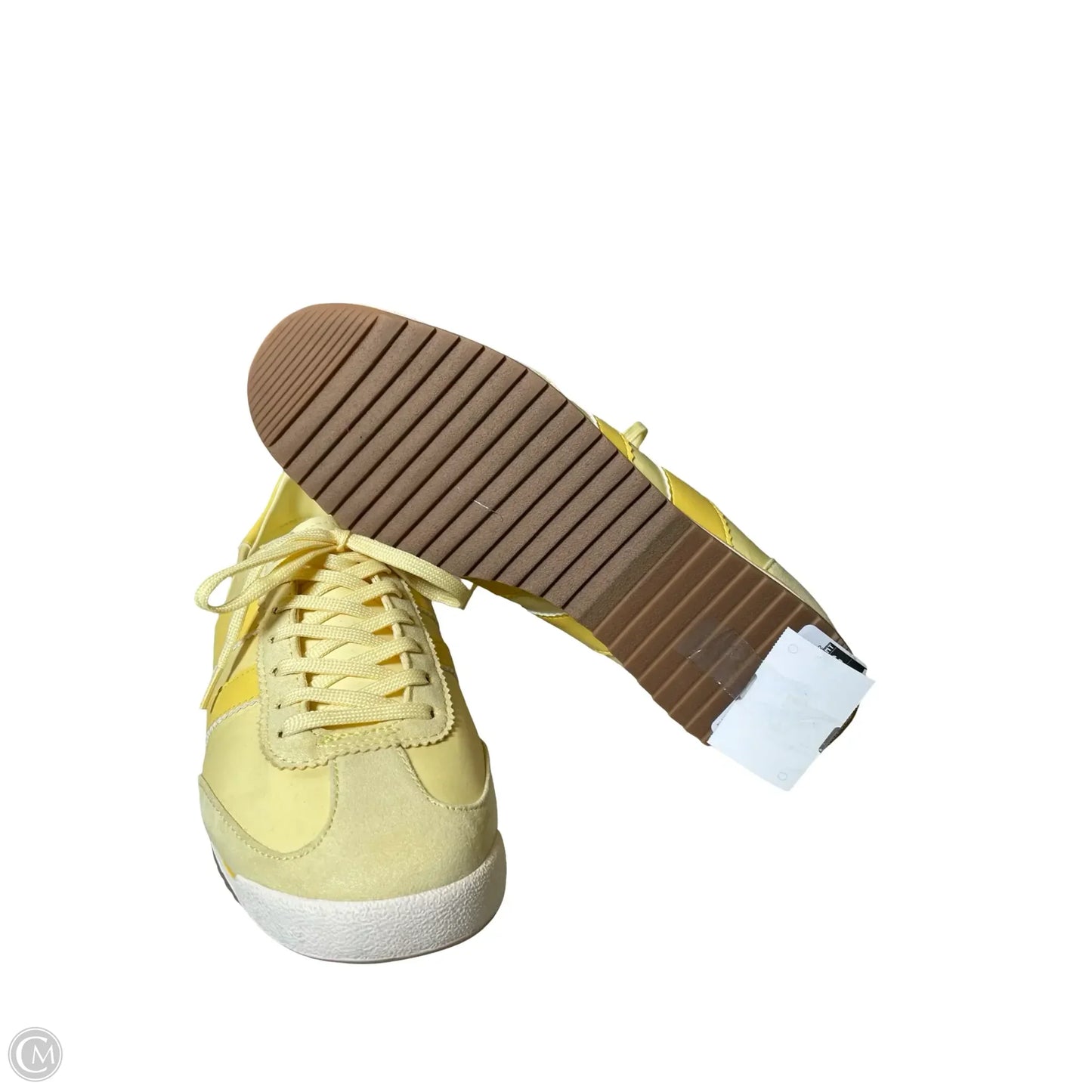 Shoes Sneakers By Madden Girl In Yellow, Size: 7.5