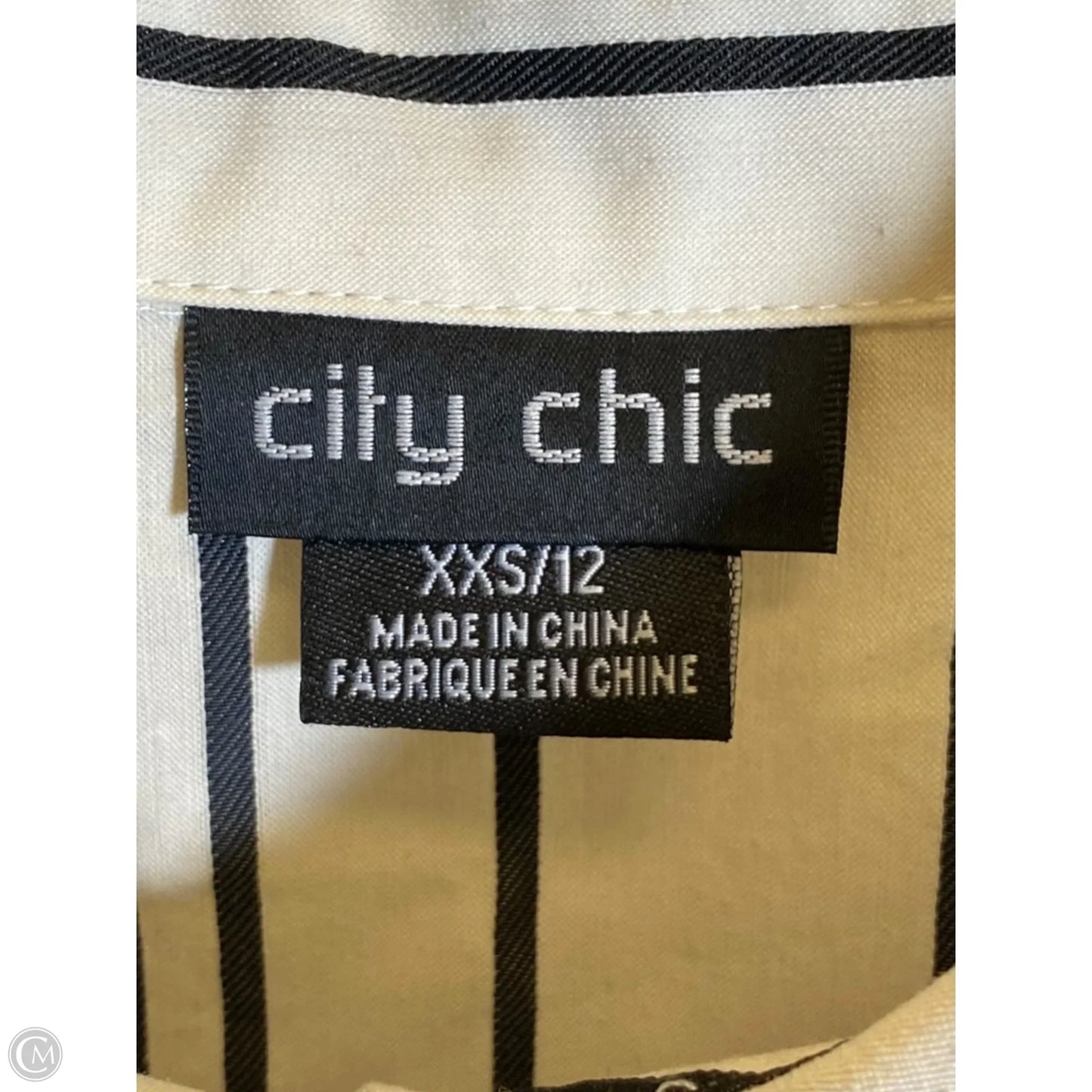 Dress Casual Maxi By City Chic In Striped Pattern, Size: 12