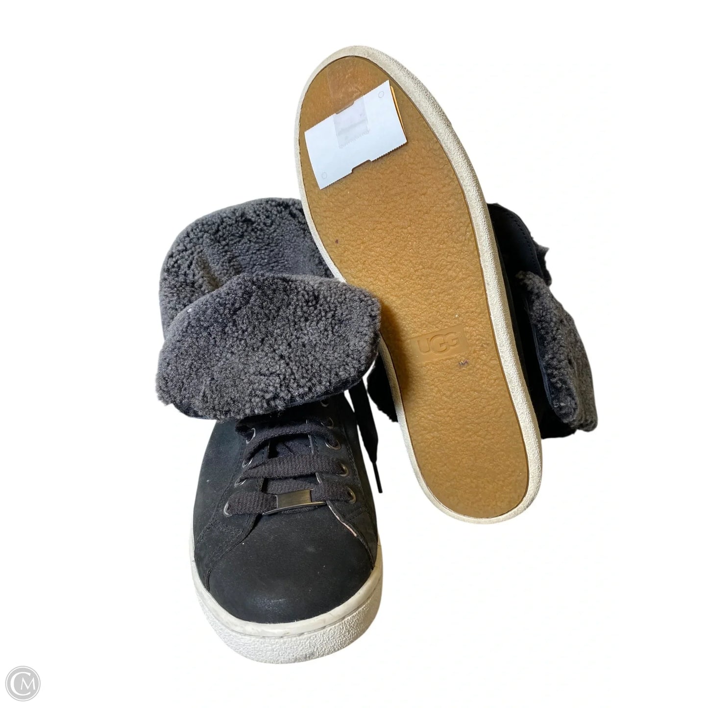 Boots Ankle Flats By Ugg In Black, Size: 9.5