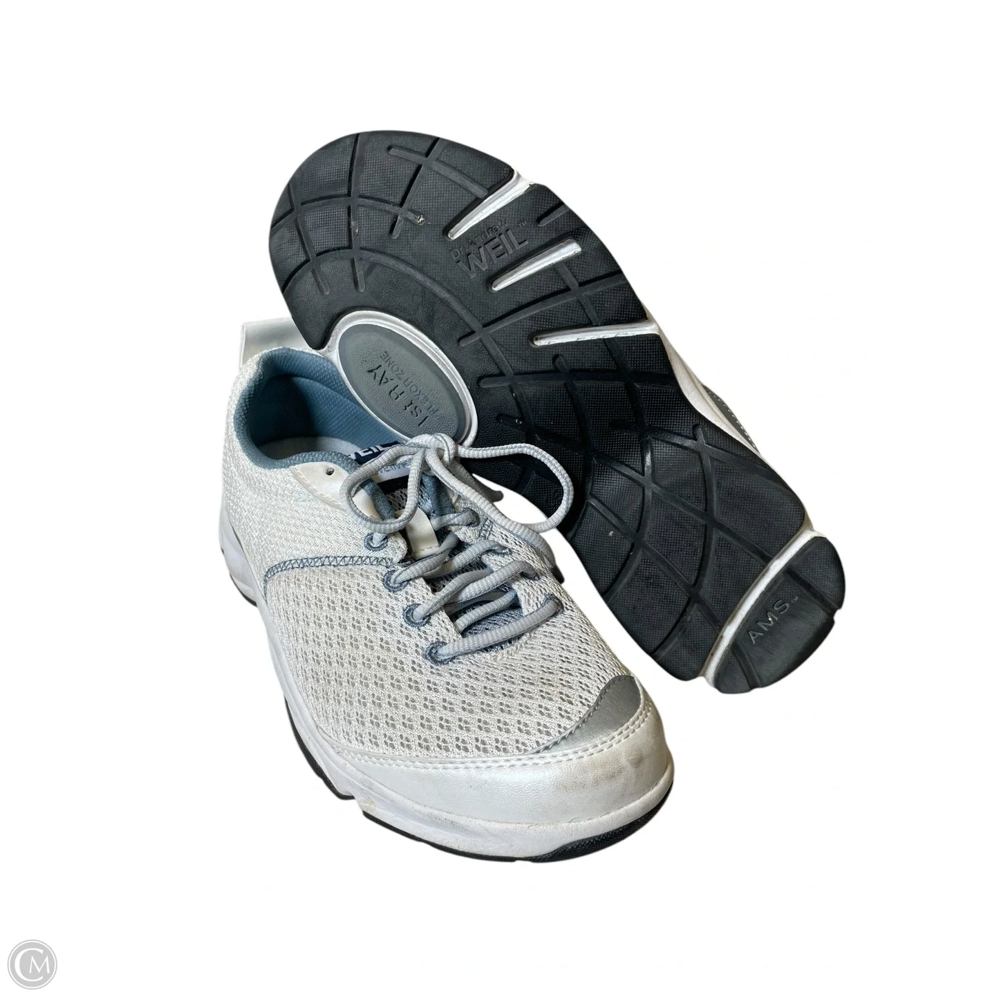 Shoes Athletic By Clothes Mentor In White, Size: 7.5