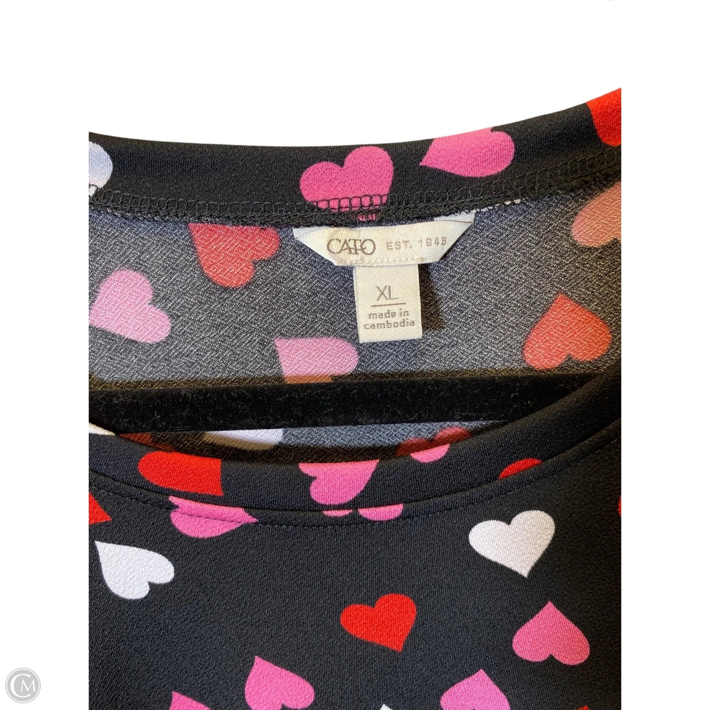 Top 3/4 Sleeve By Cato In Multi-colored, Size: Xl