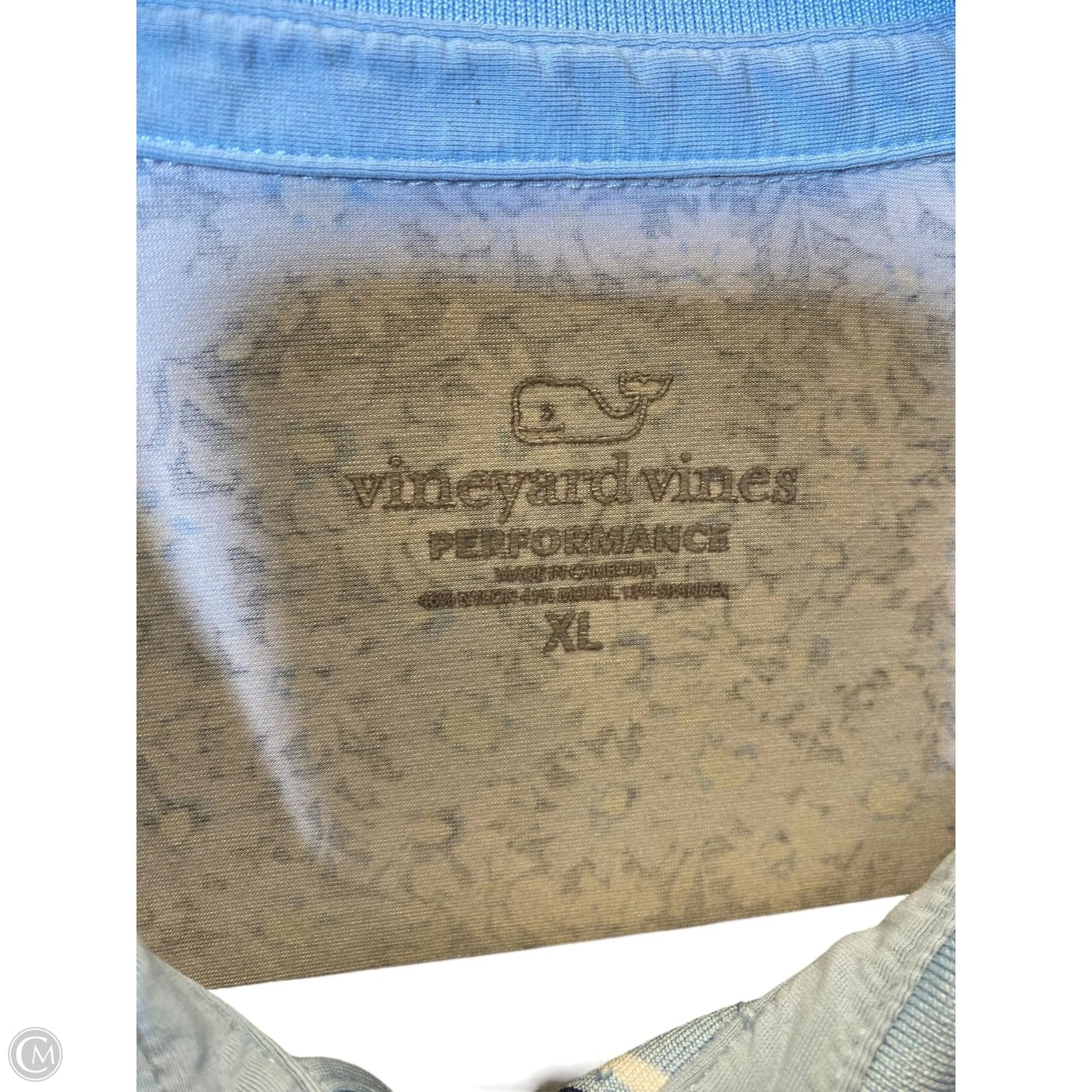 Top Sleeveless By Vineyard Vines In Floral Print, Size: Xl