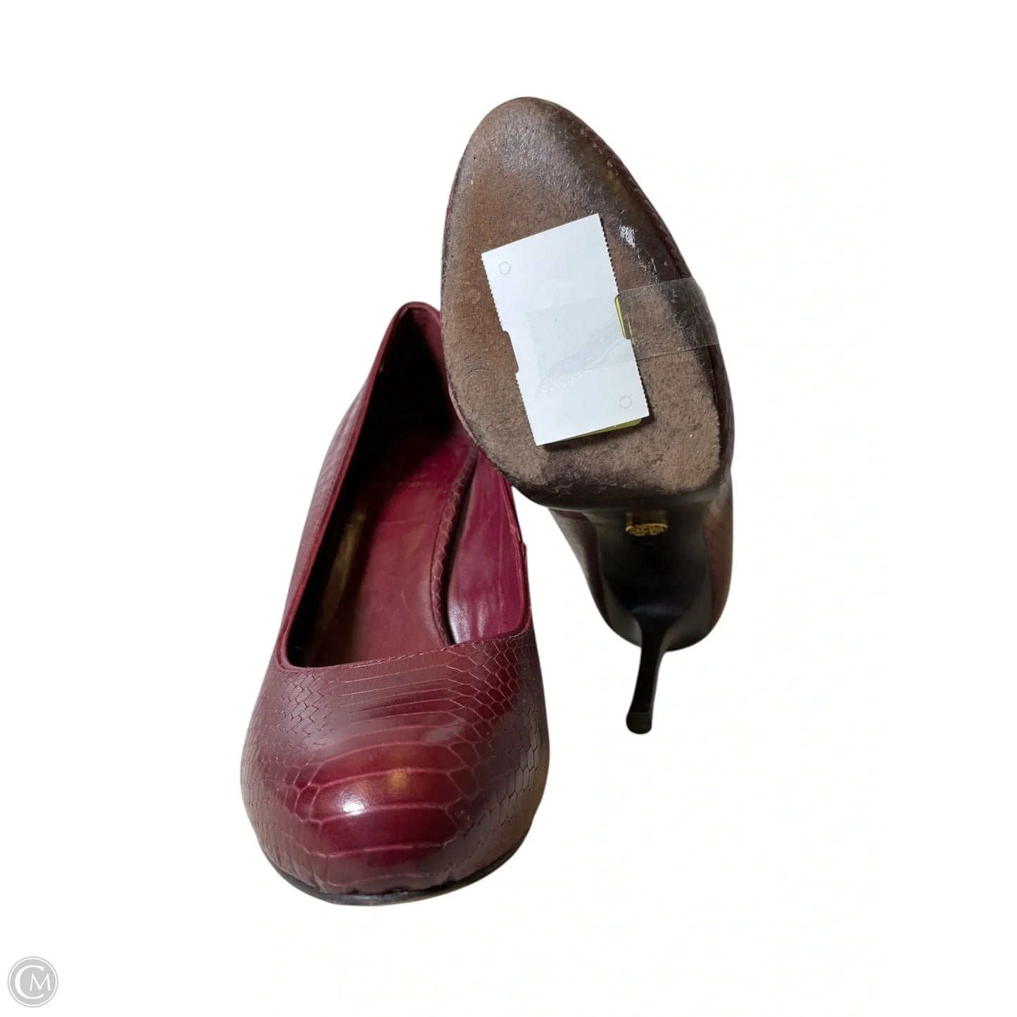 Shoes Designer By Tory Burch In Maroon, Size: 8