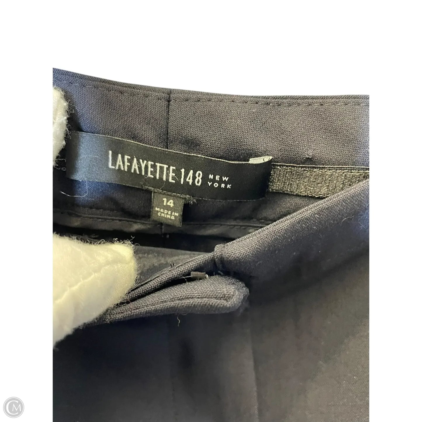 Pants Designer By Lafayette 148 In Black, Size: 14