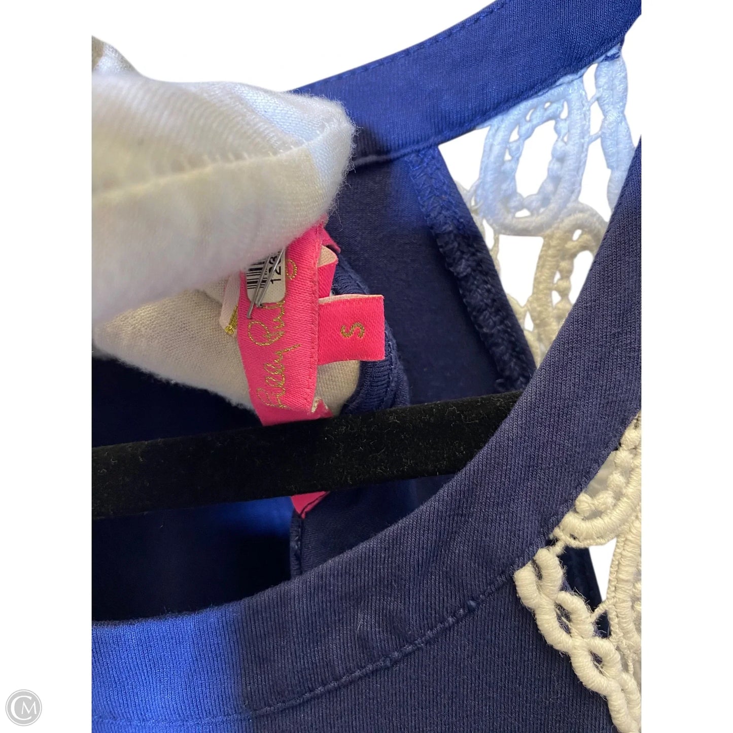 Romper Designer By Lilly Pulitzer In Navy, Size: S