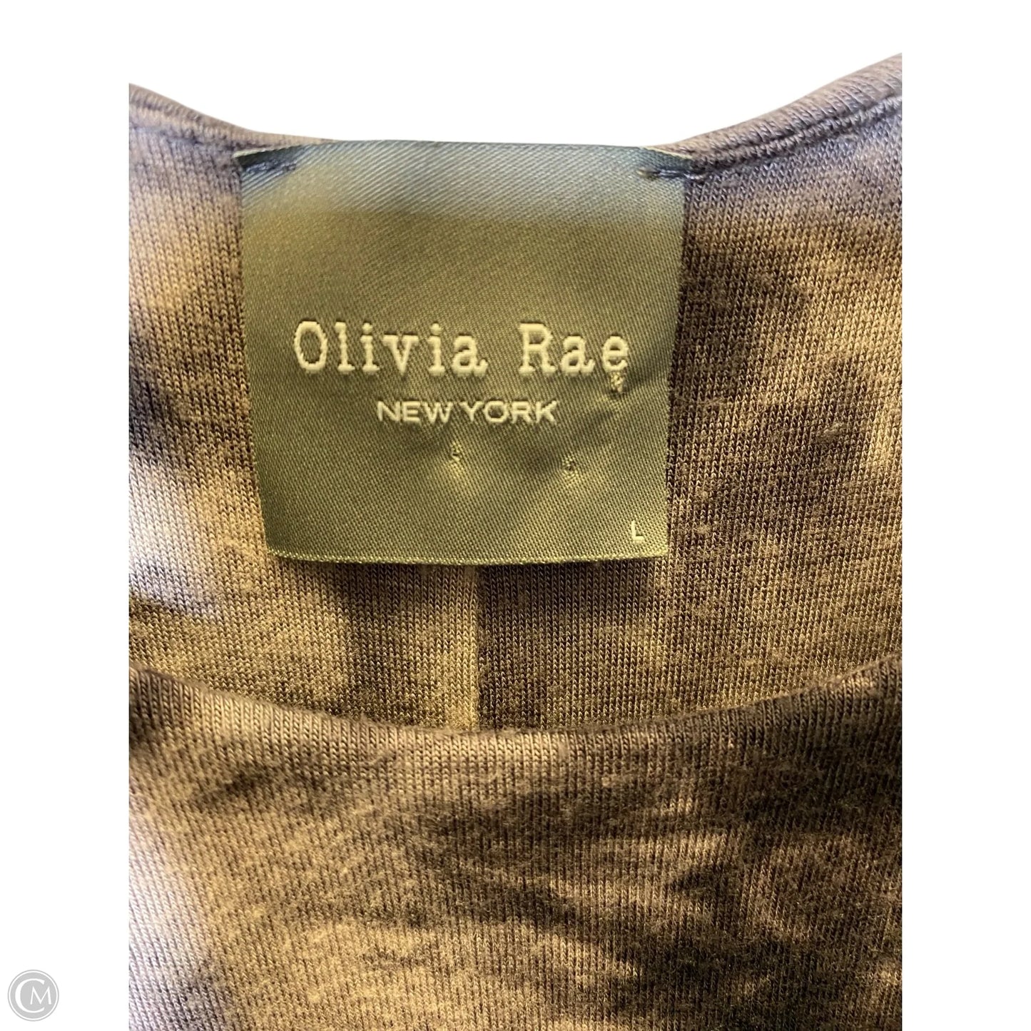 Dress Casual Midi By Cmc In Tie Dye Print, Size: L