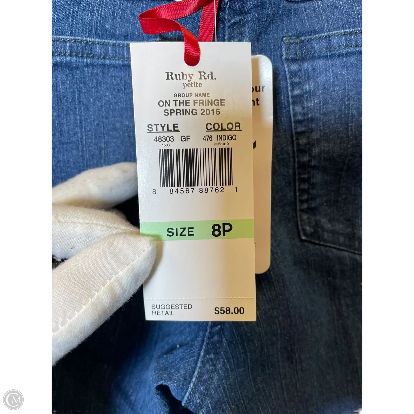 Jeans Cropped By Ruby Rd In Blue, Size: 8