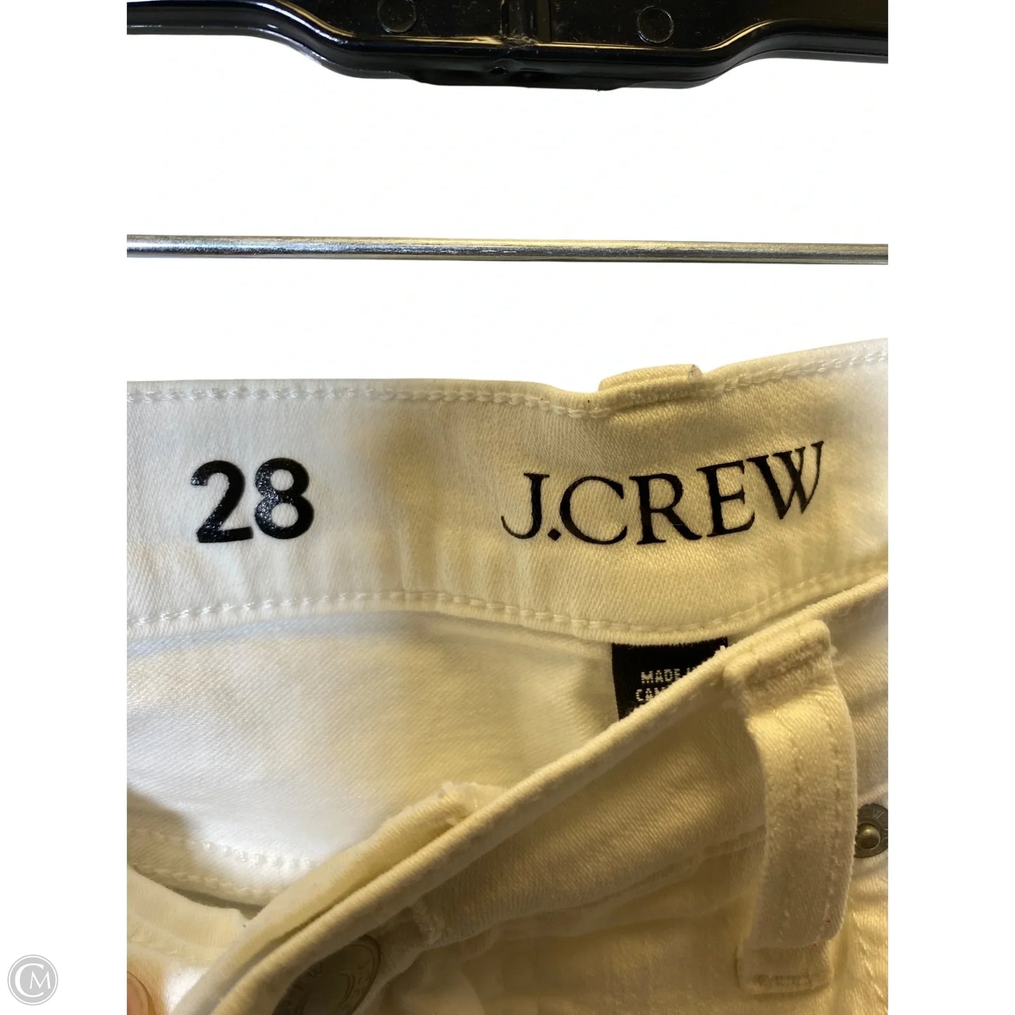 Jeans Straight By J. Crew In White, Size: 6