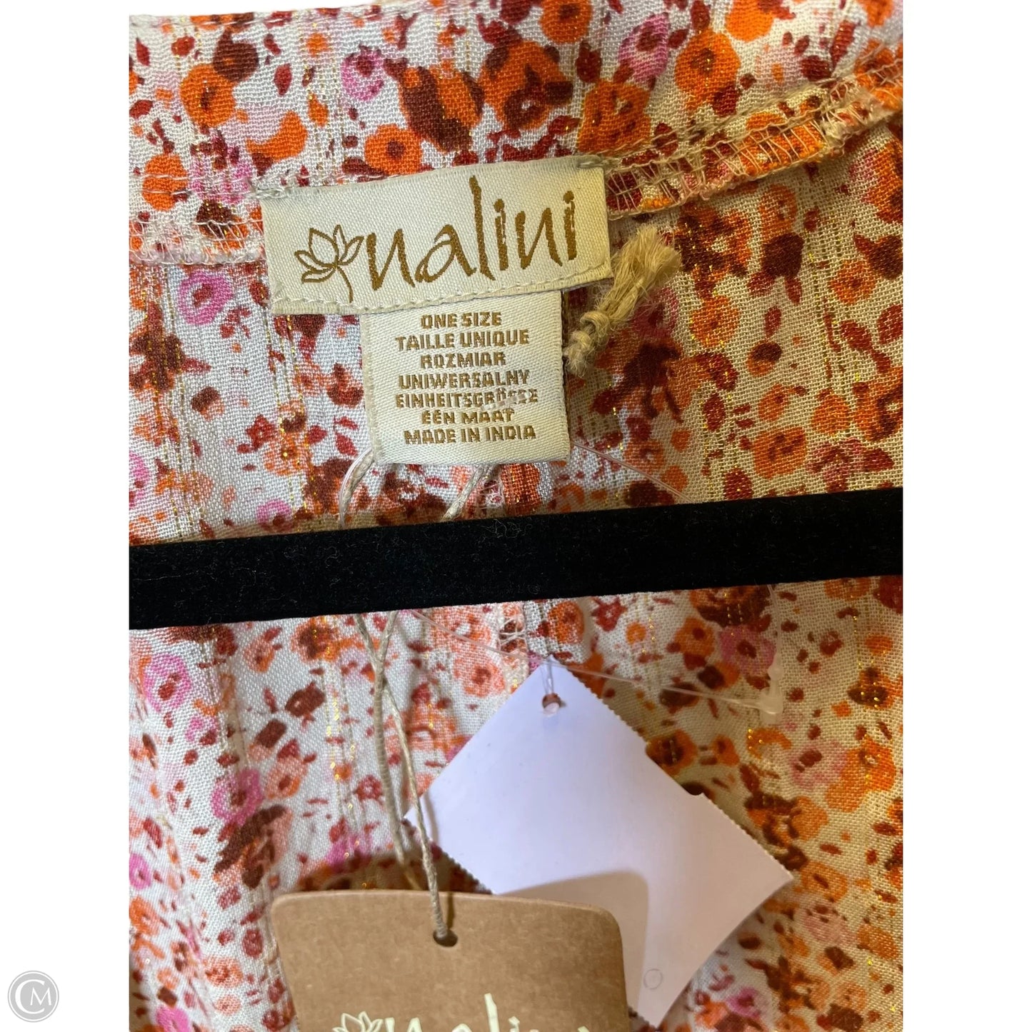 Kimono By Cmc In Orange & Tan, Size: Osfm