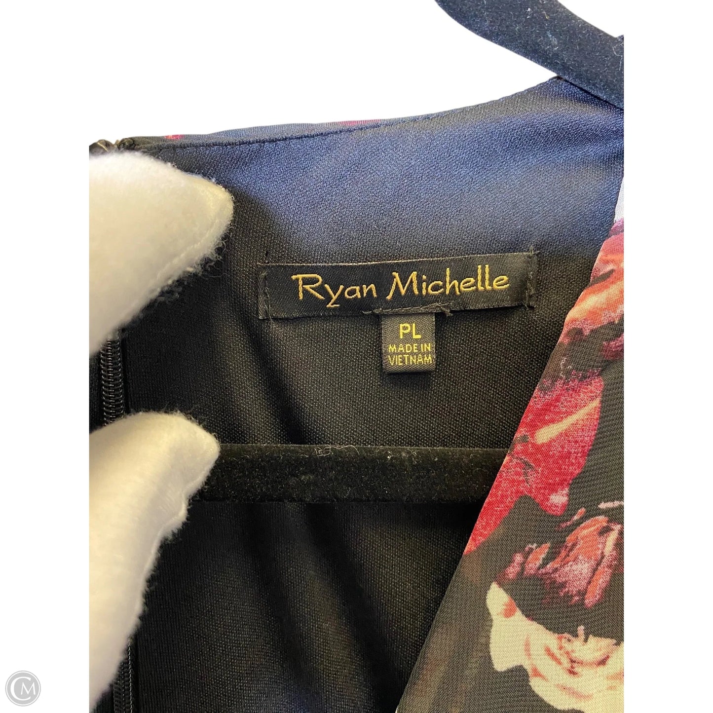 Dress Casual Midi By Cmc In Floral Print, Size: PL