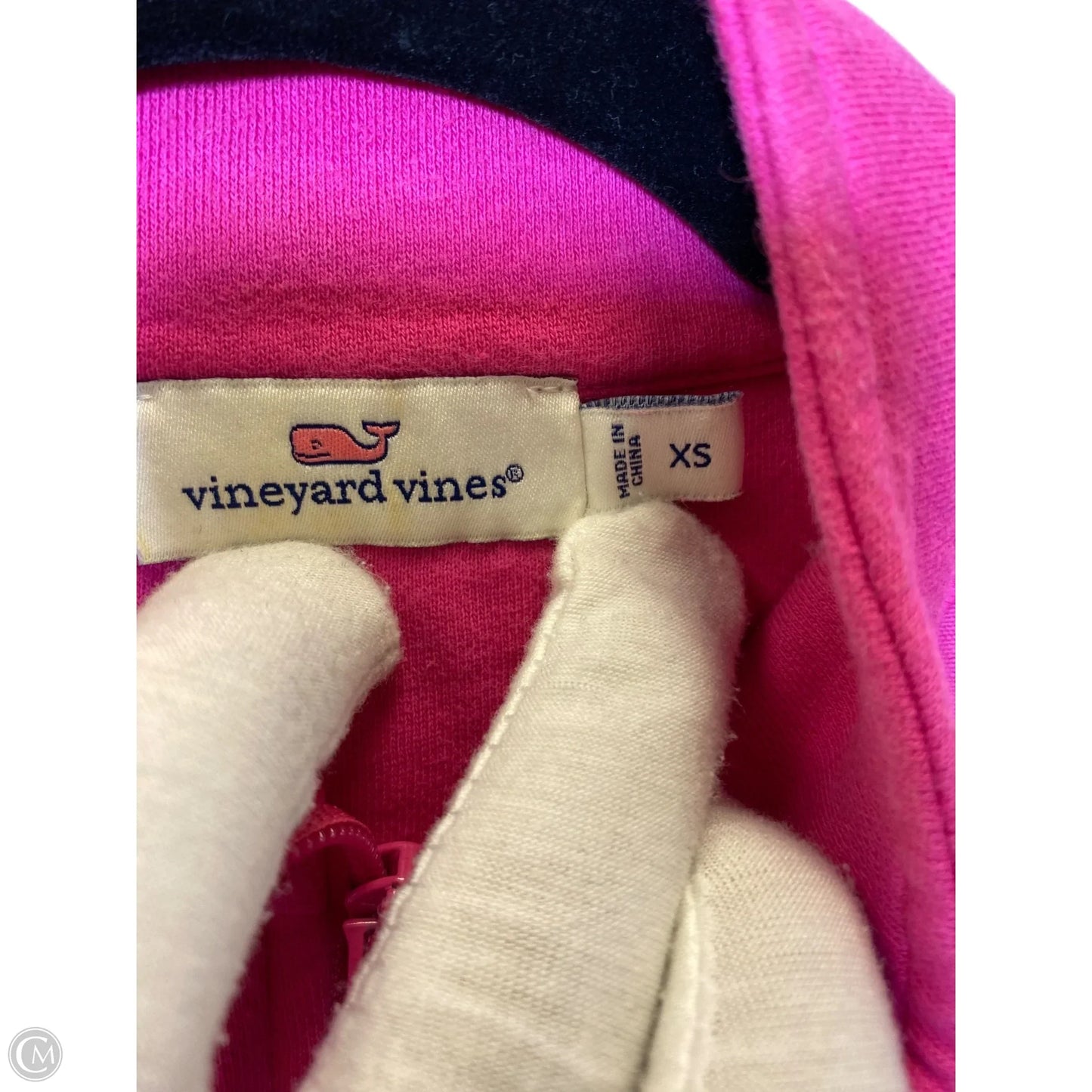 Sweatshirt Collar By Vineyard Vines In Pink, Size: Xs
