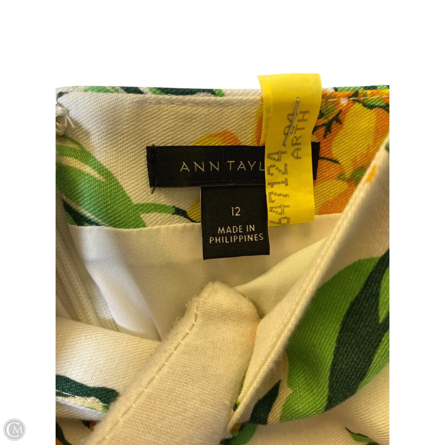 Dress Casual Midi By Ann Taylor In Floral Print, Size: 12