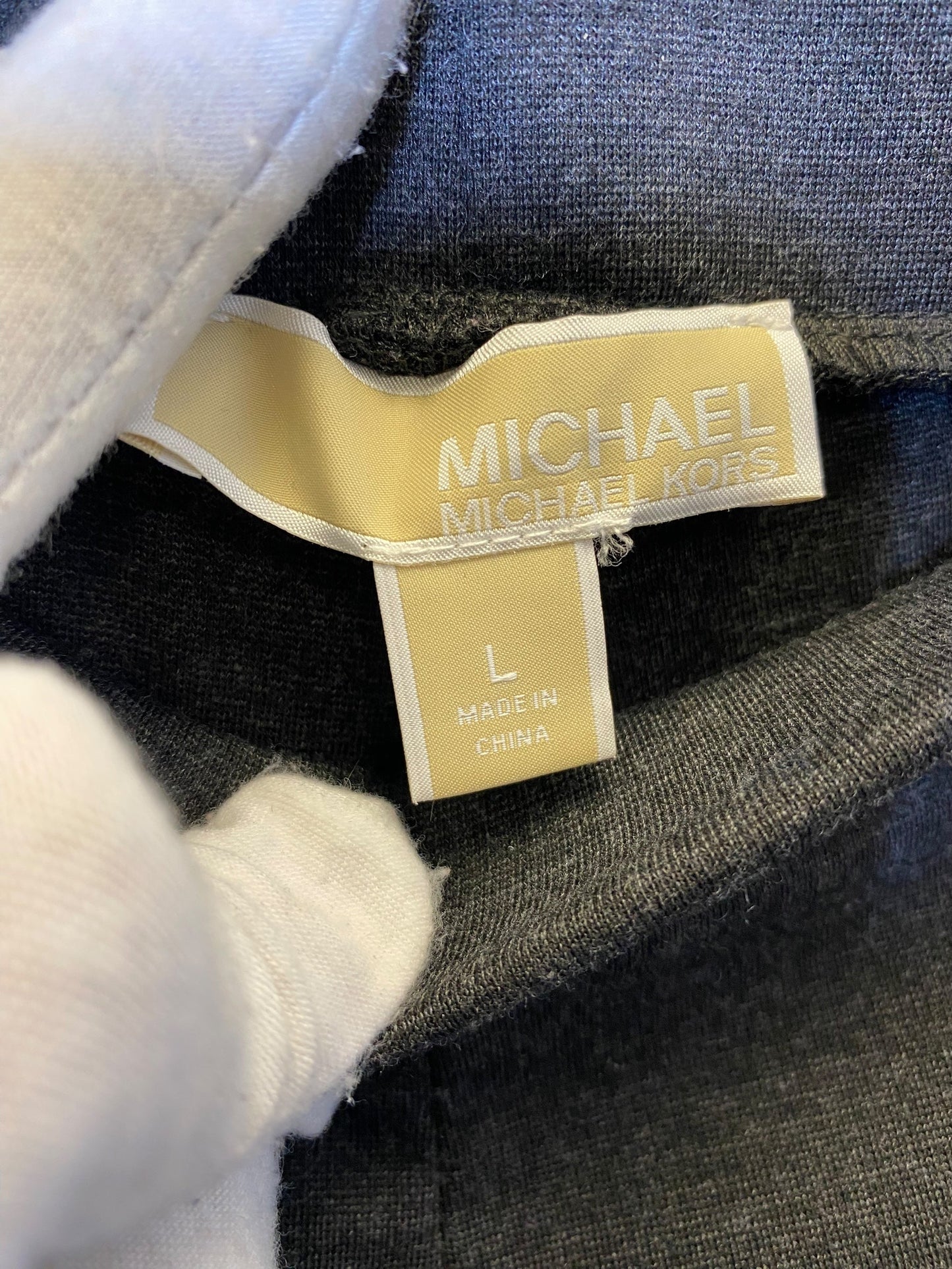 Pants Leggings By Michael By Michael Kors In Grey, Size: L