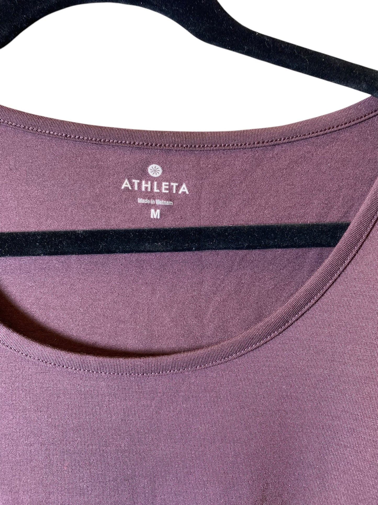 Dress Casual Midi By Athleta In Maroon, Size: M