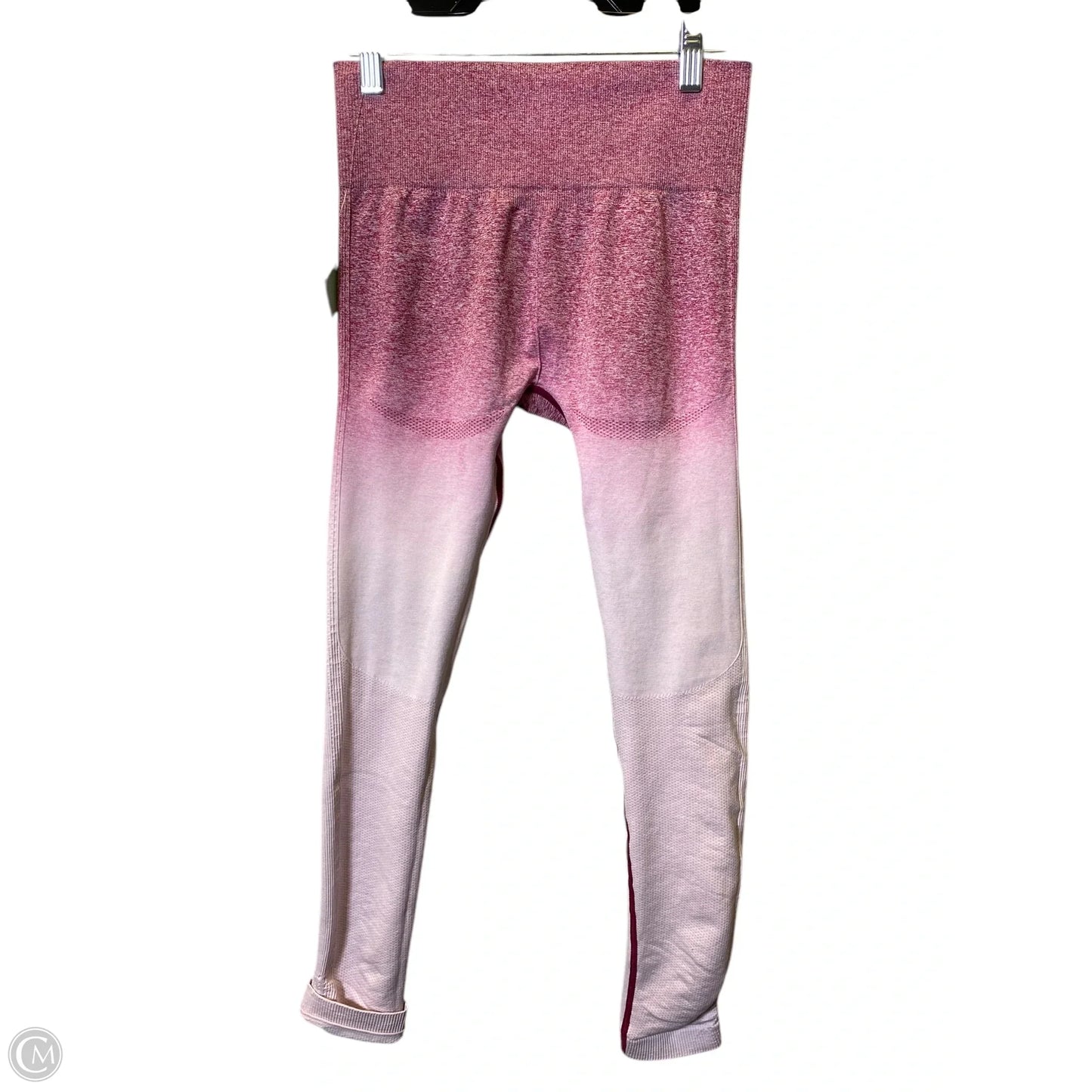 Athletic Leggings By Gym Shark In Pink & Red, Size: S