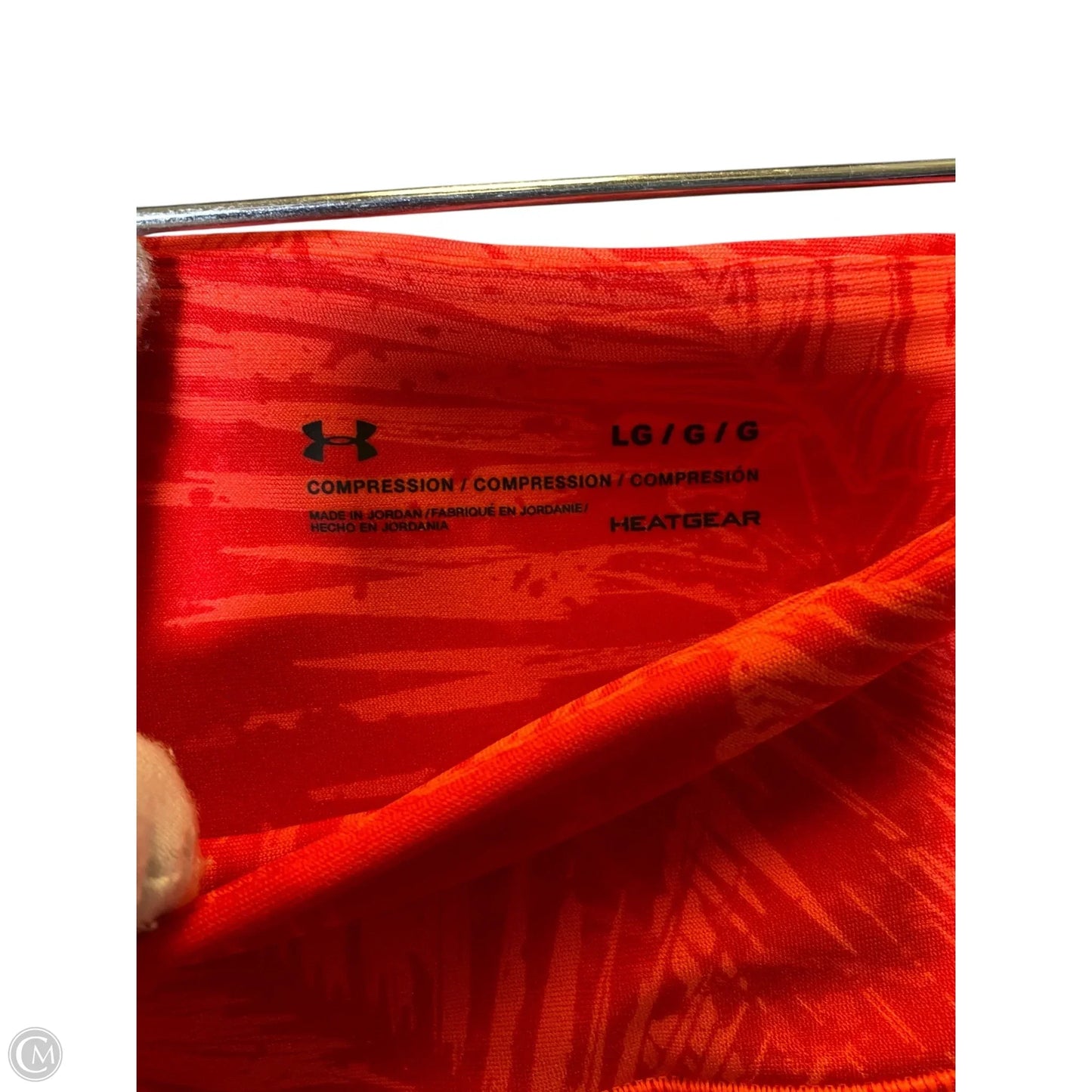 Athletic Leggings By Under Armour In Red, Size: L