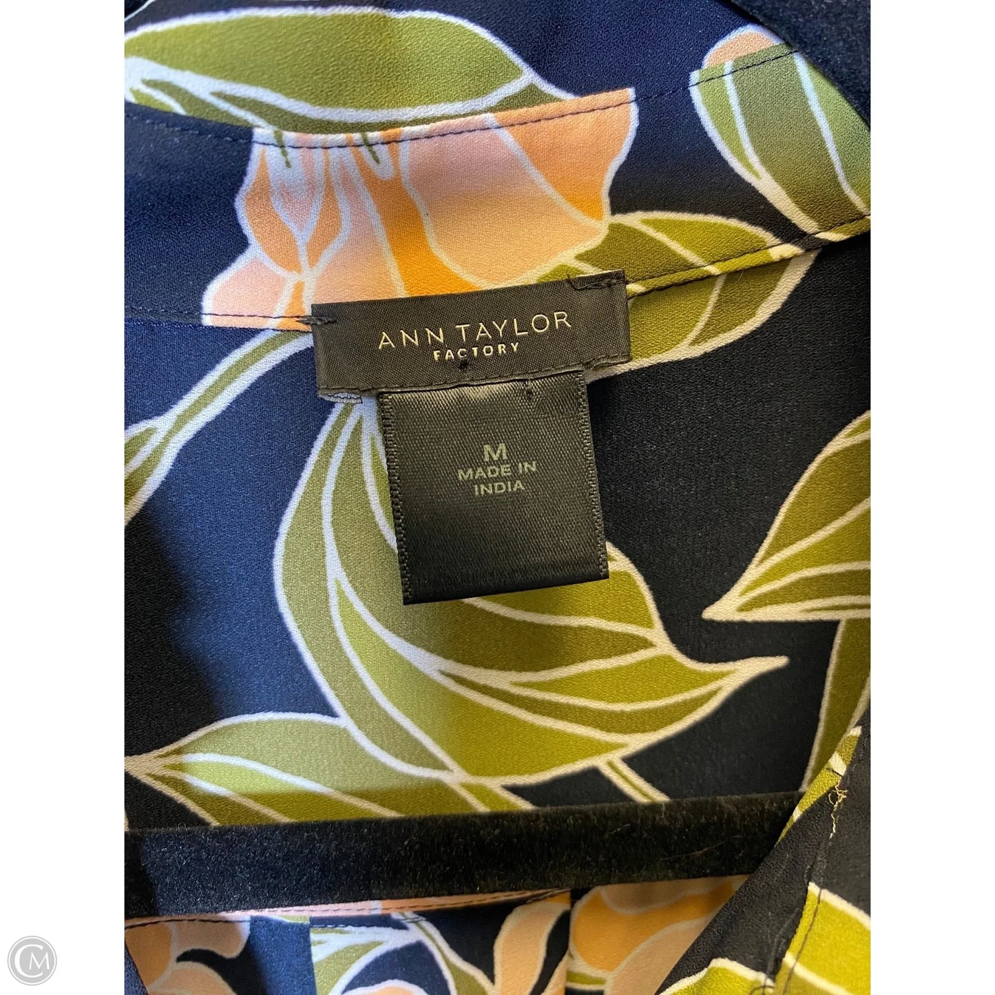 Top Long Sleeve By Ann Taylor In Floral Print, Size: M