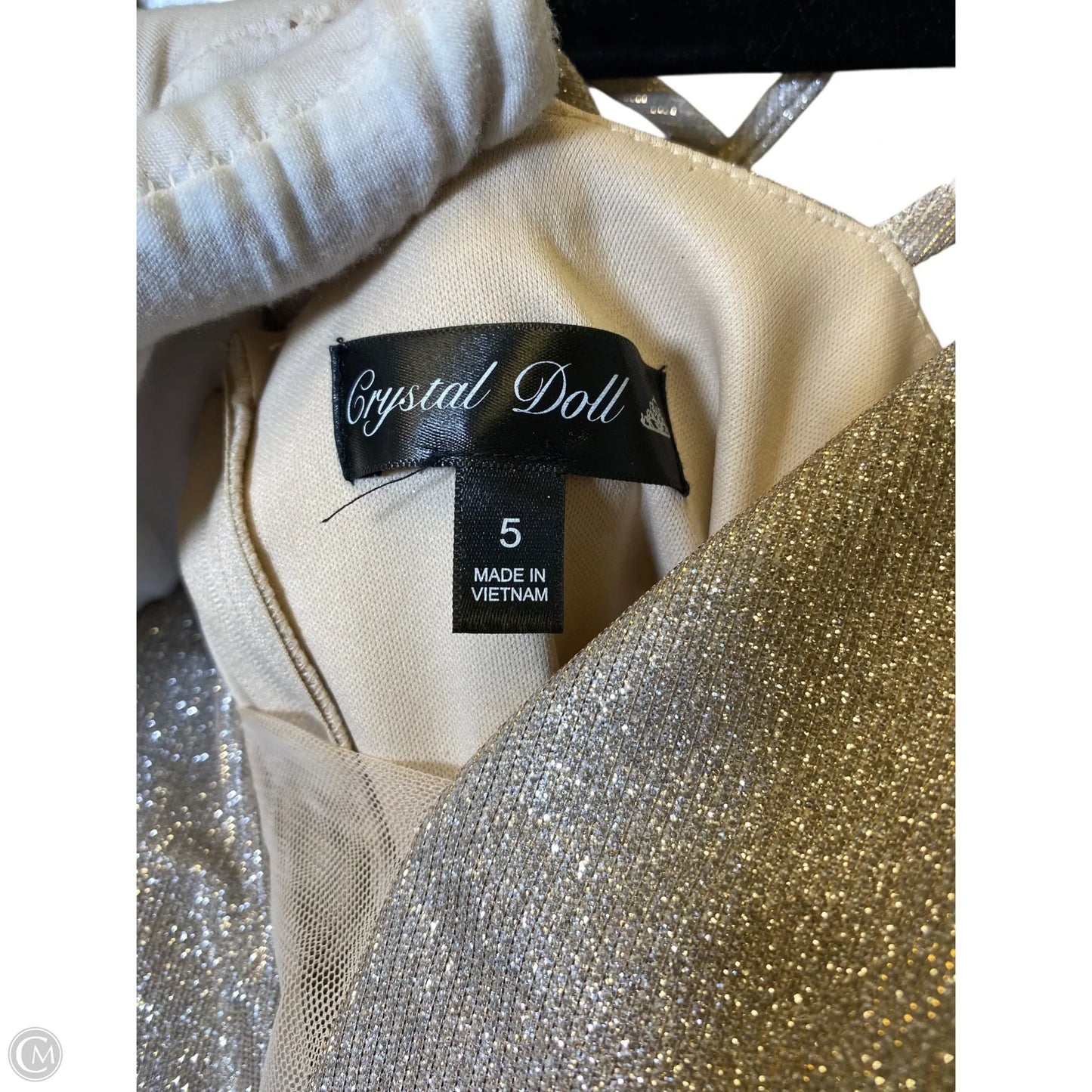 Dress Party Short By Clothes Mentor In Silver, Size: 4