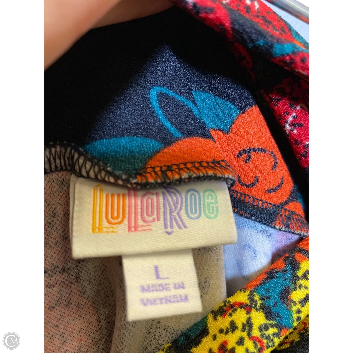 Skirt Midi By Lularoe In Floral Print, Size: L