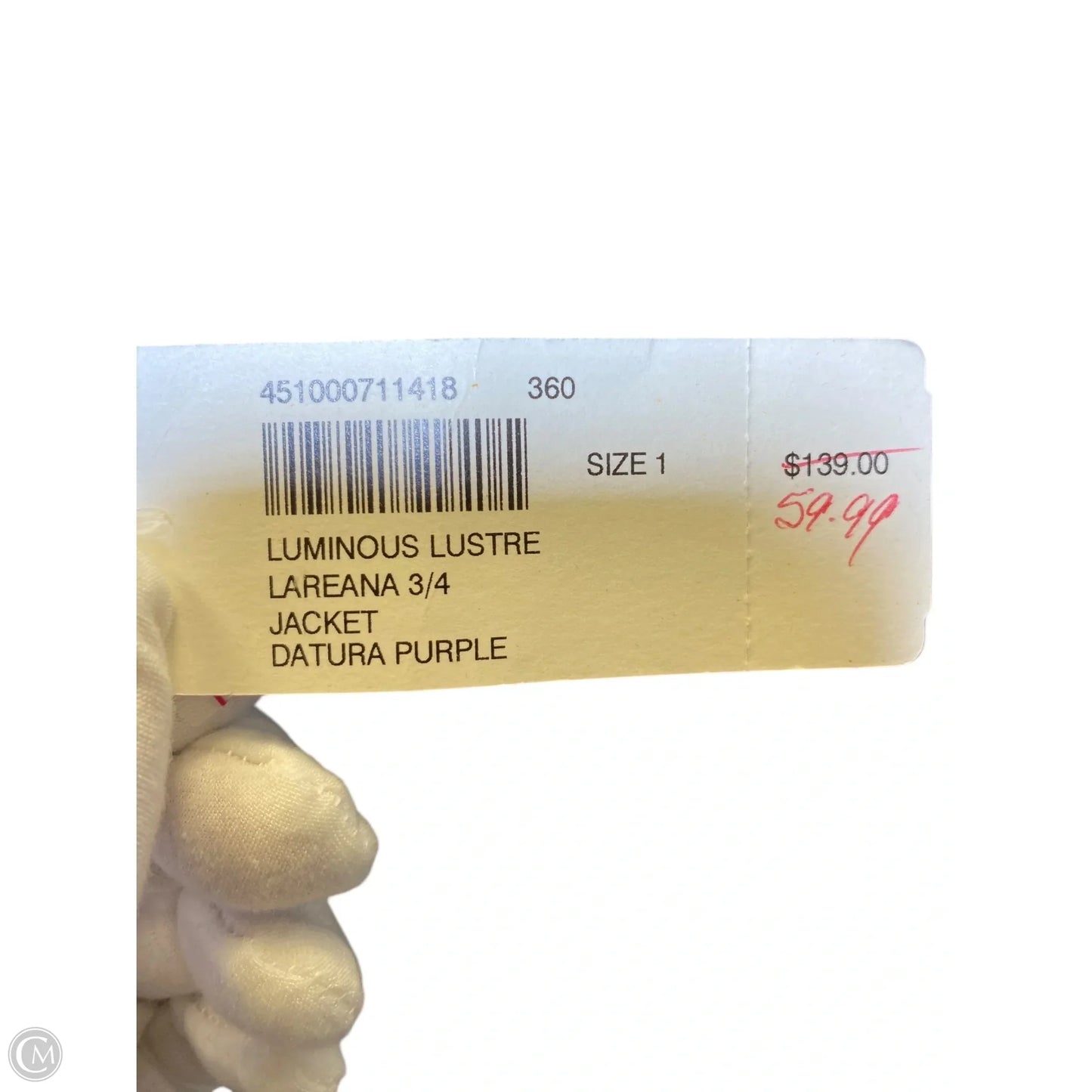 Blazer By Chicos In Purple, Size: M