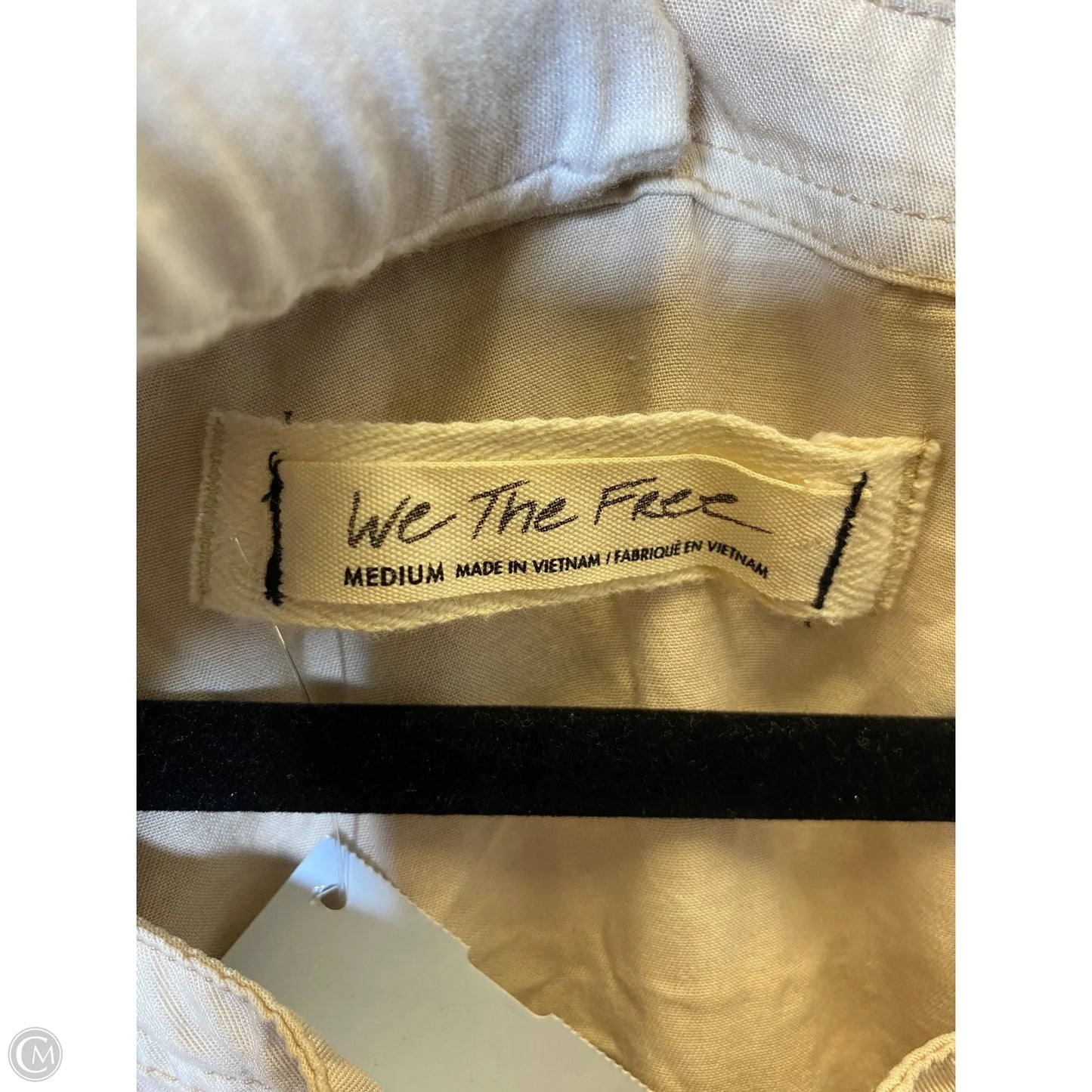 Top Short Sleeve By Free People In Beige, Size: M