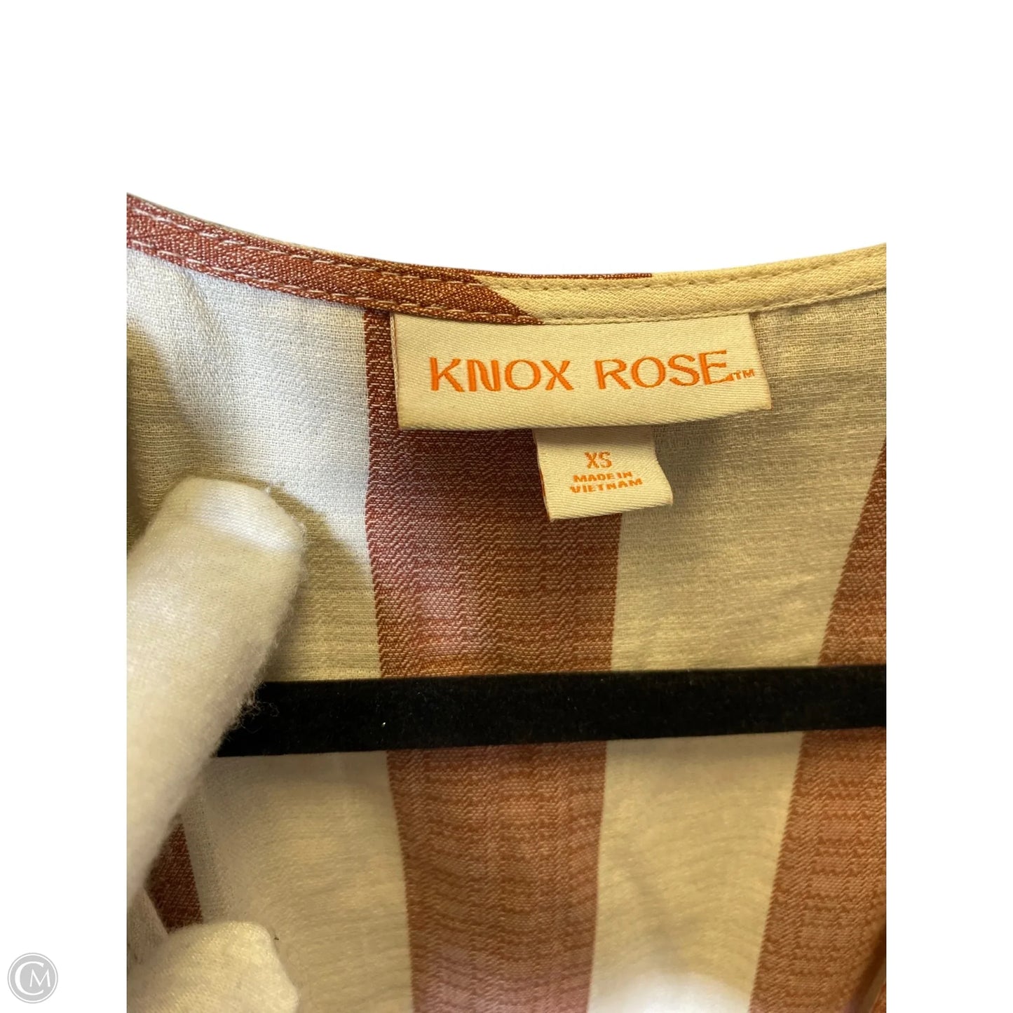 Dress Casual Maxi By Knox Rose In Striped Pattern, Size: Xs