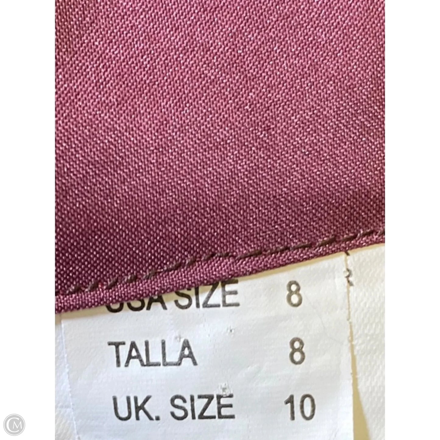 Dress Party Long By Mori Lee In Maroon, Size: M