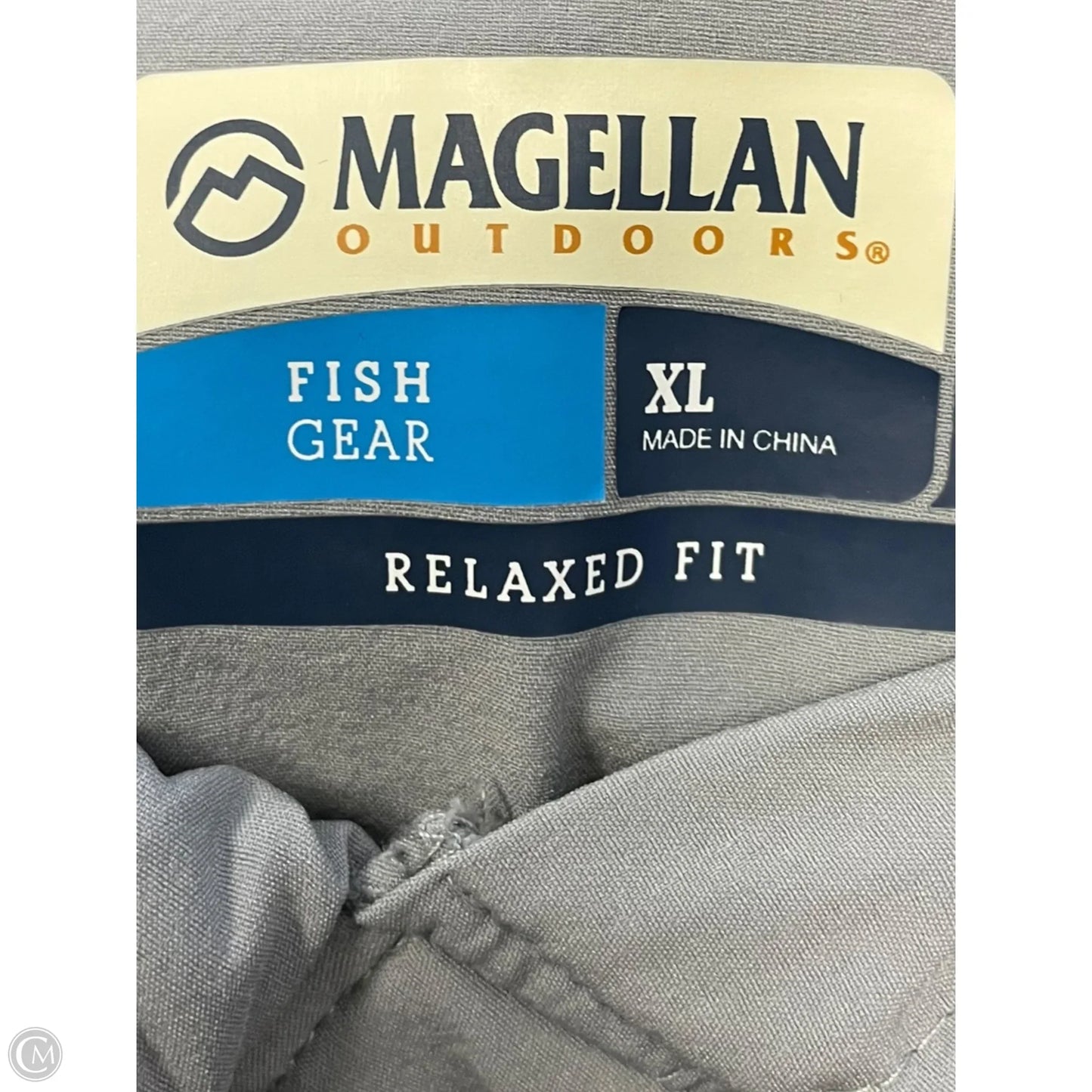 Jacket Windbreaker By Magellan In Grey, Size: Xl
