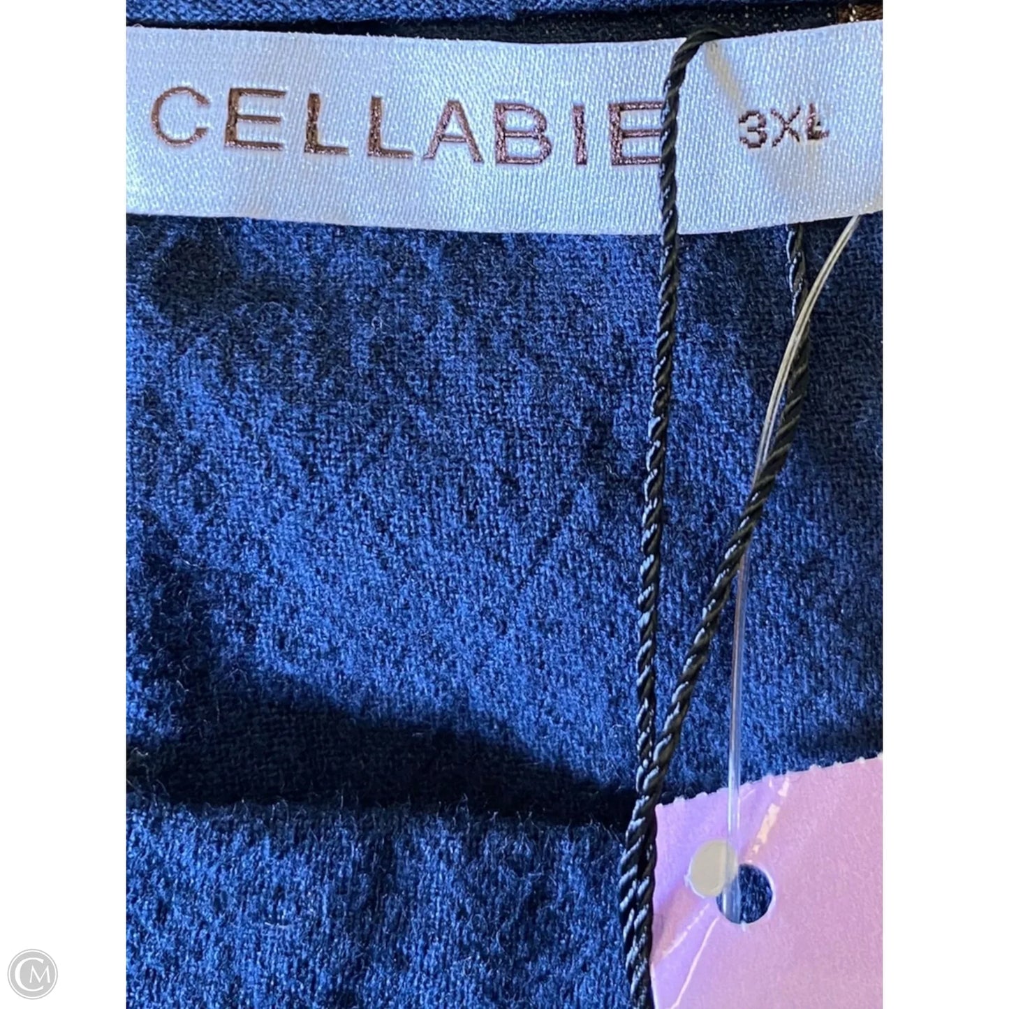 Skirt Midi By Clothes Mentor In Blue, Size: 3x