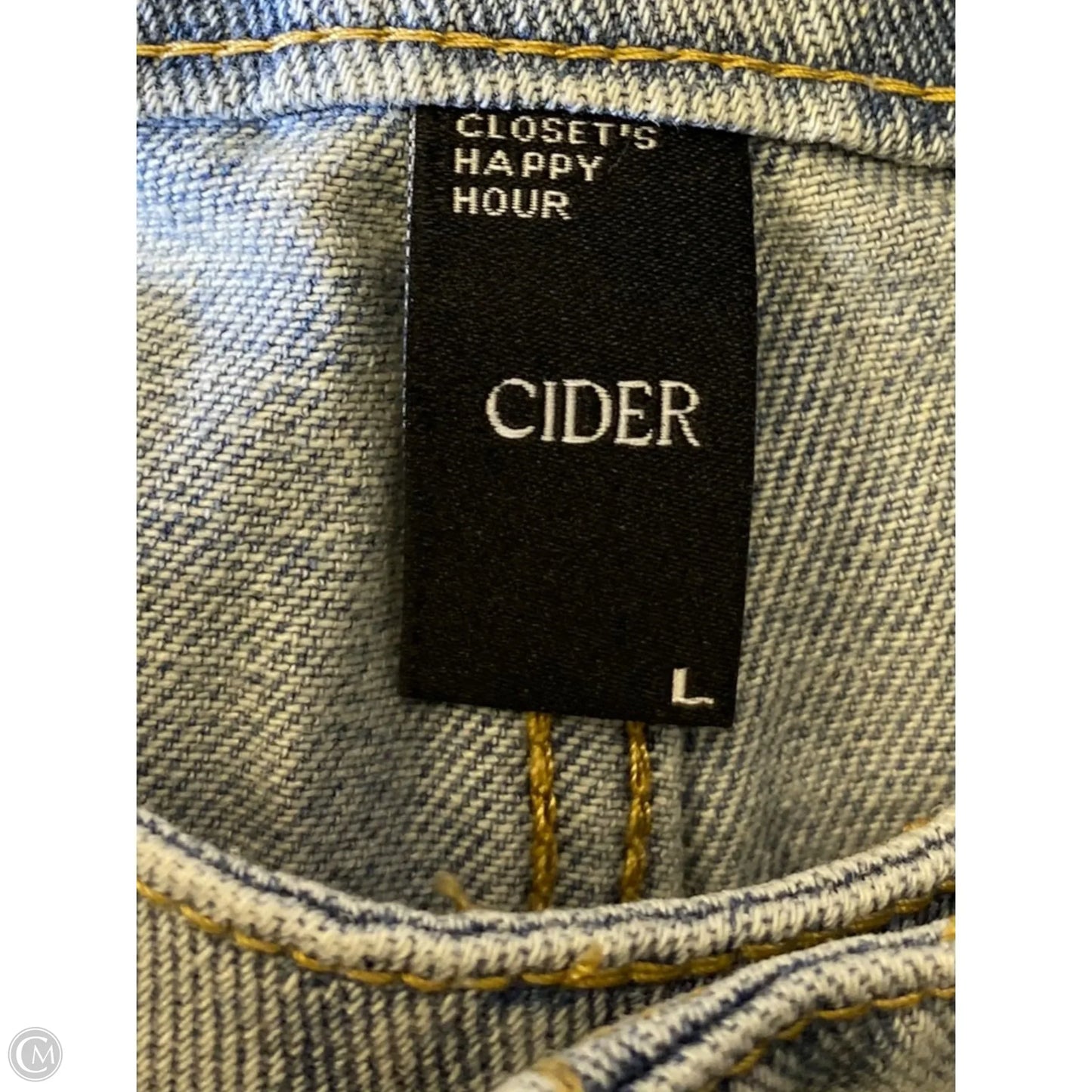 Shorts By Cider In Blue Denim, Size: 14