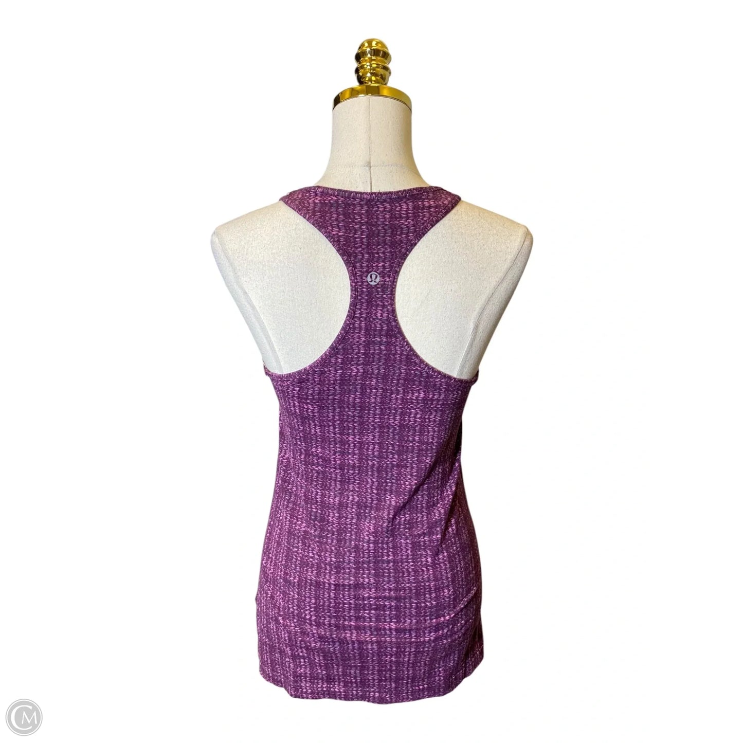 Athletic Tank Top By Lululemon In Purple, Size: L