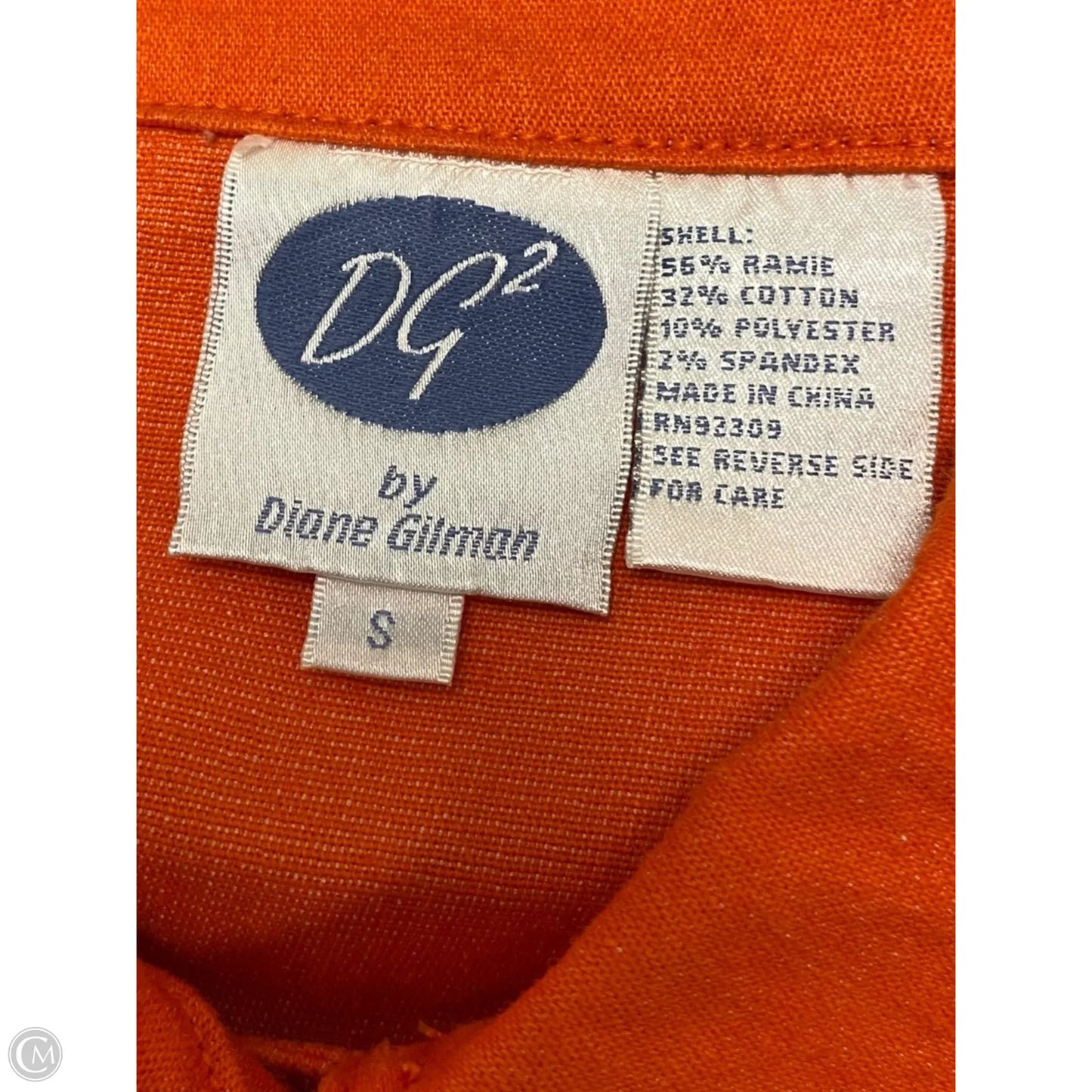 Jacket Other By Diane Gilman In Orange, Size: S