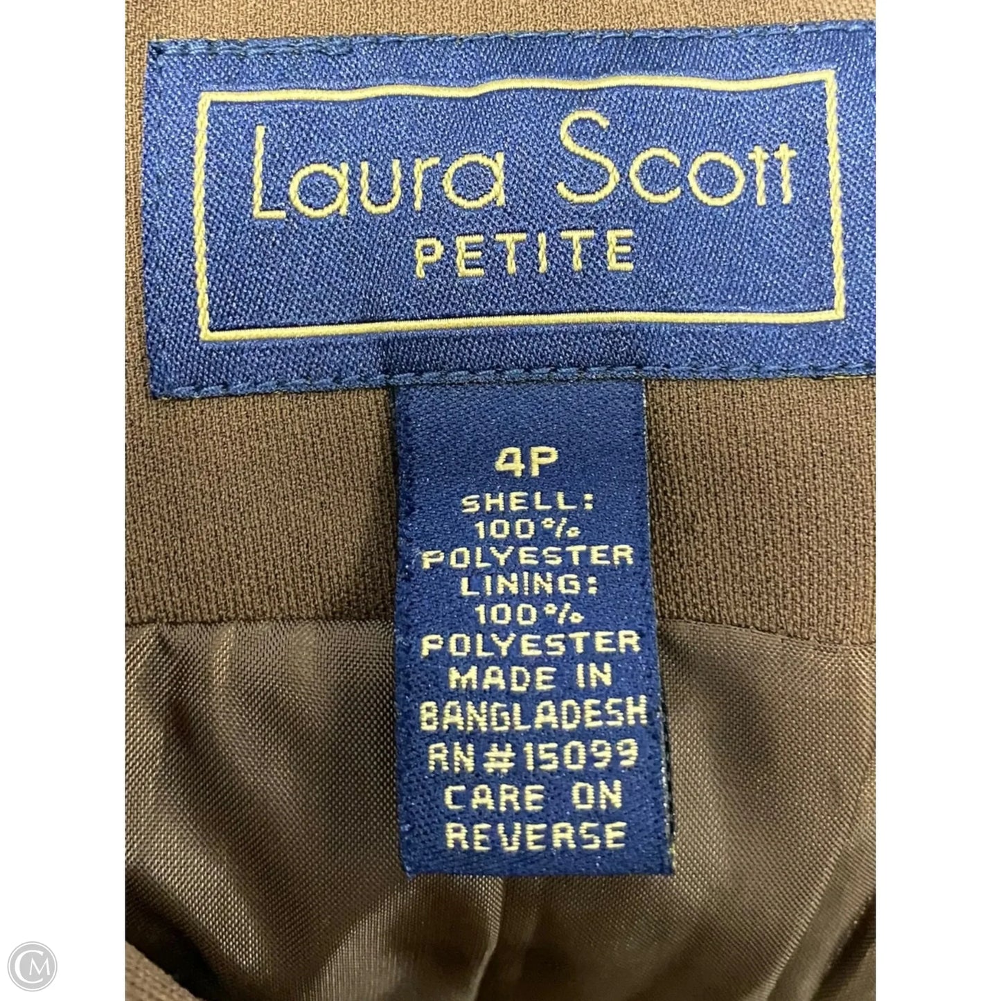 Blazer By Laura Scott In Brown, Size: S