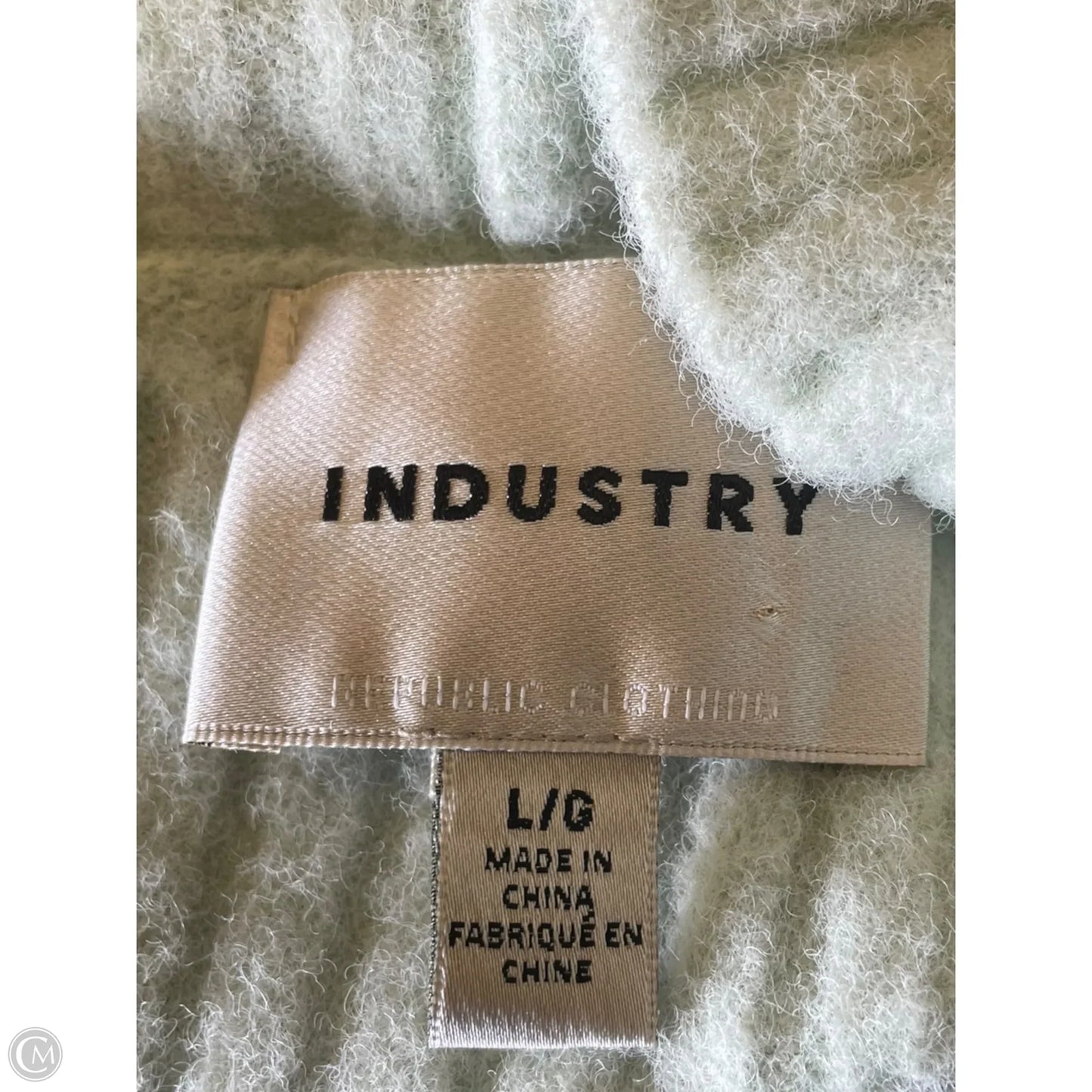 Sweater By Industry In Green, Size: L