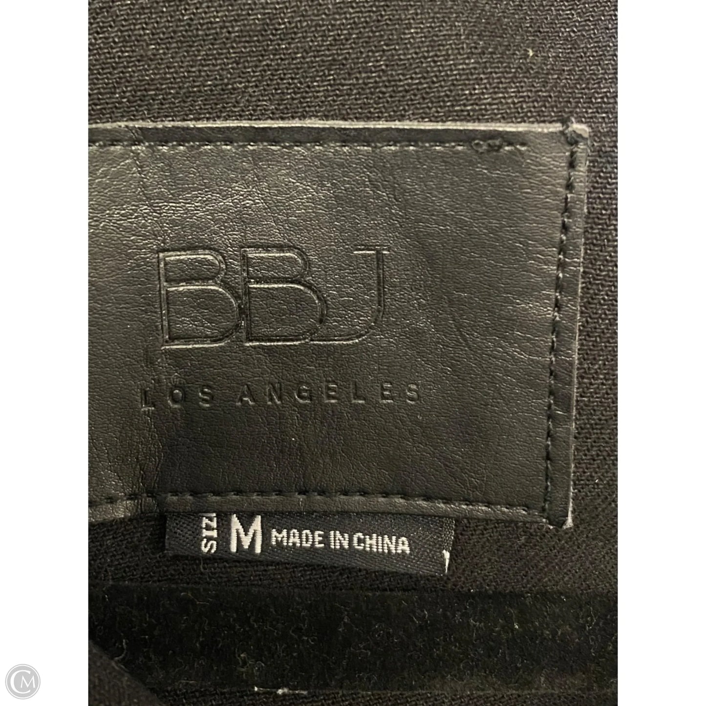 Jacket Denim By Clothes Mentor In Black, Size: M