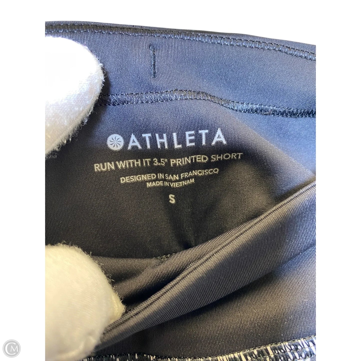 Athletic Shorts By Athleta In Black & White, Size: S