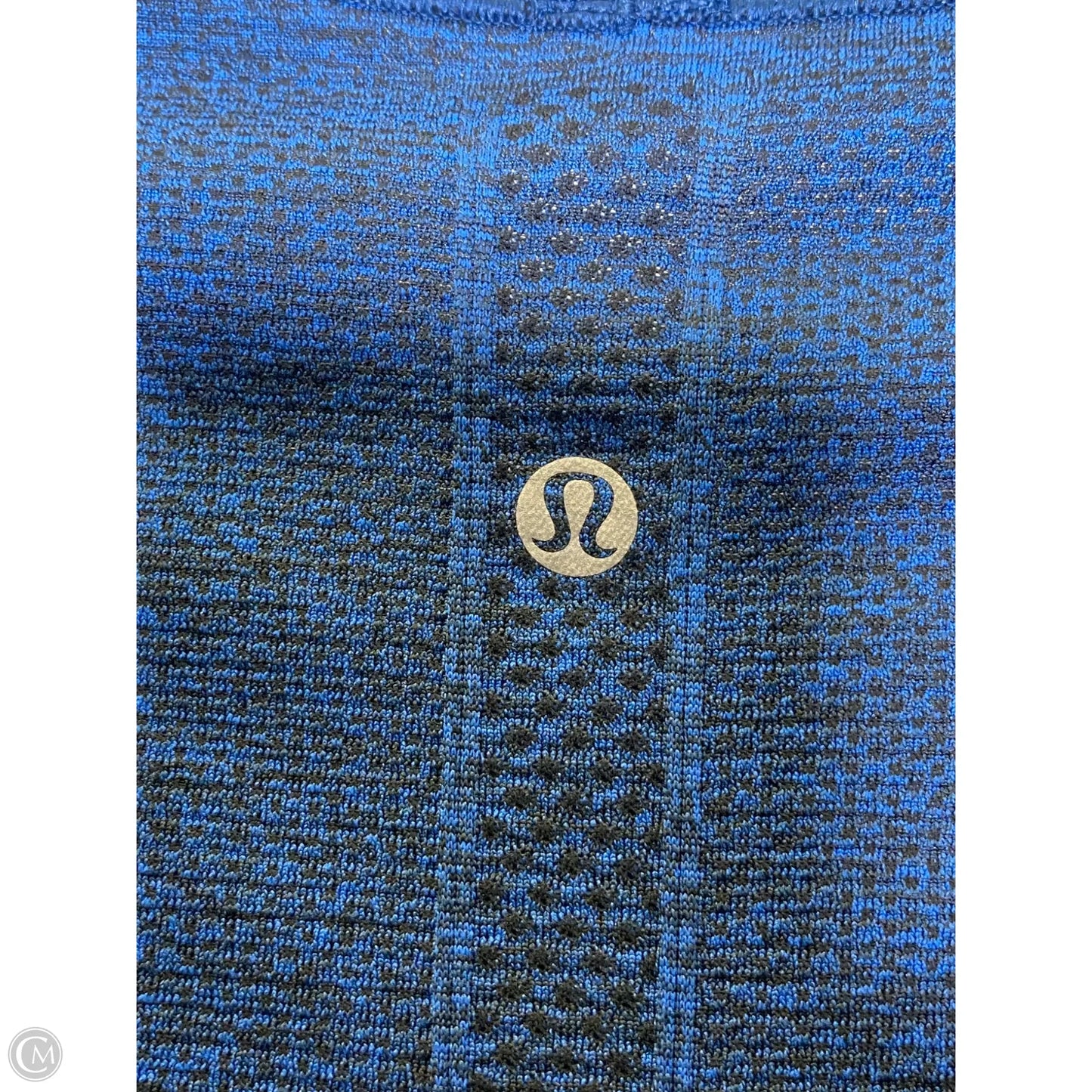 Athletic Top Short Sleeve By Lululemon In Blue, Size: M
