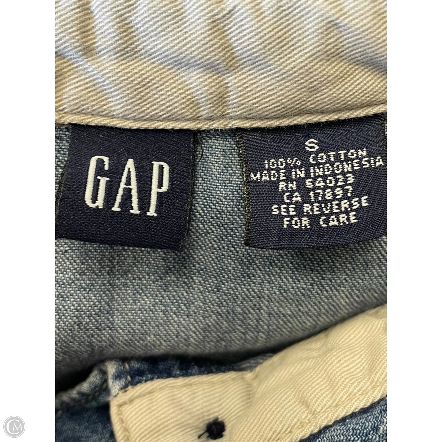 Top Short Sleeve By Gap In Blue, Size: S